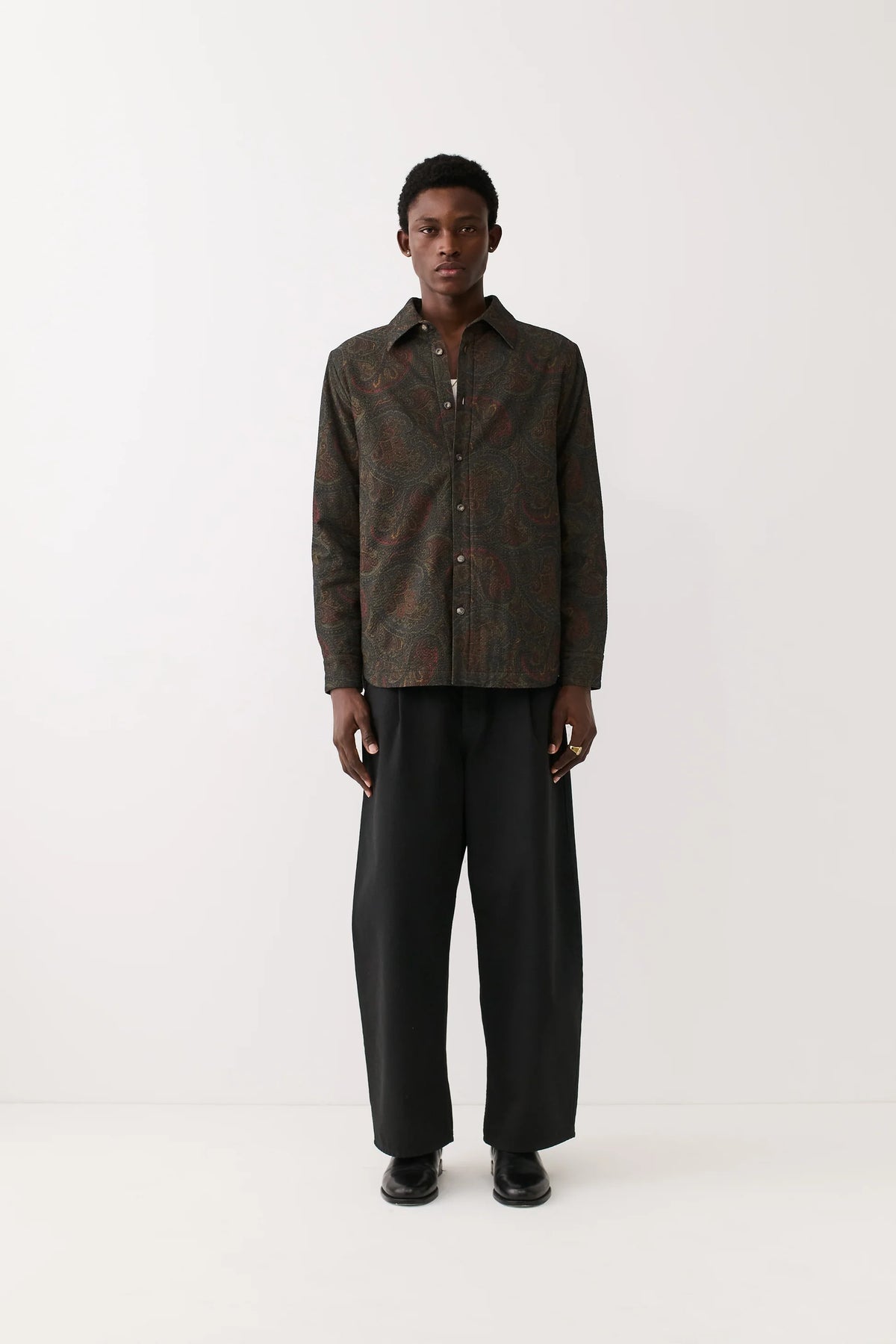 Marani Overshirt Moss Paisley_6