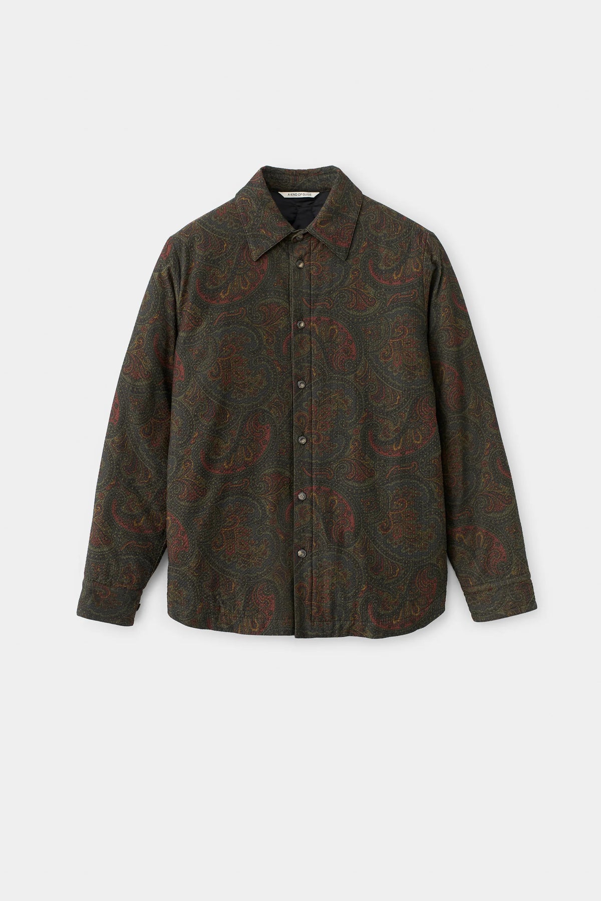 Marani Overshirt Moss Paisley_9
