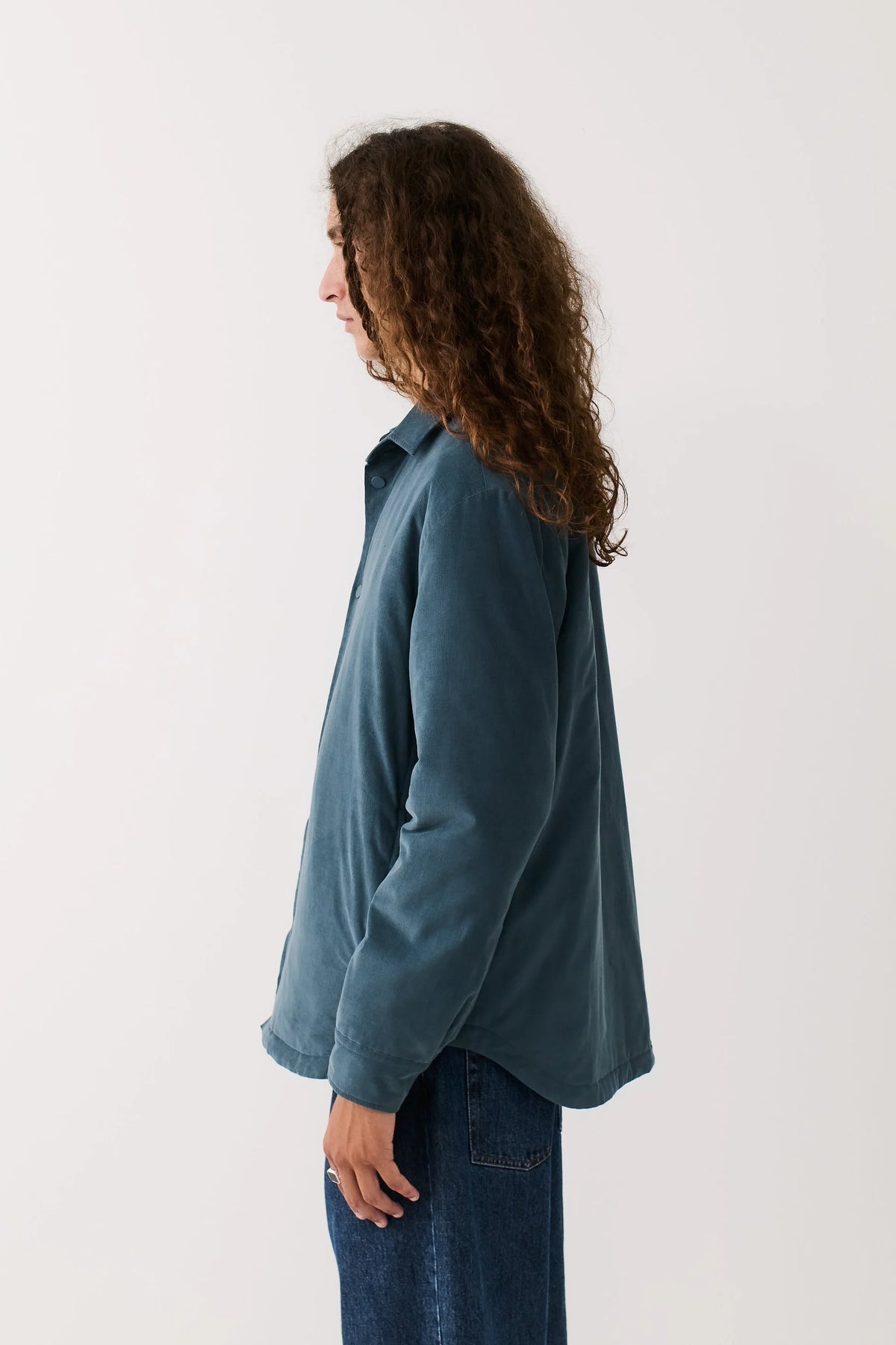 Olkay Quilted Overshirt Sea Corduroy_3