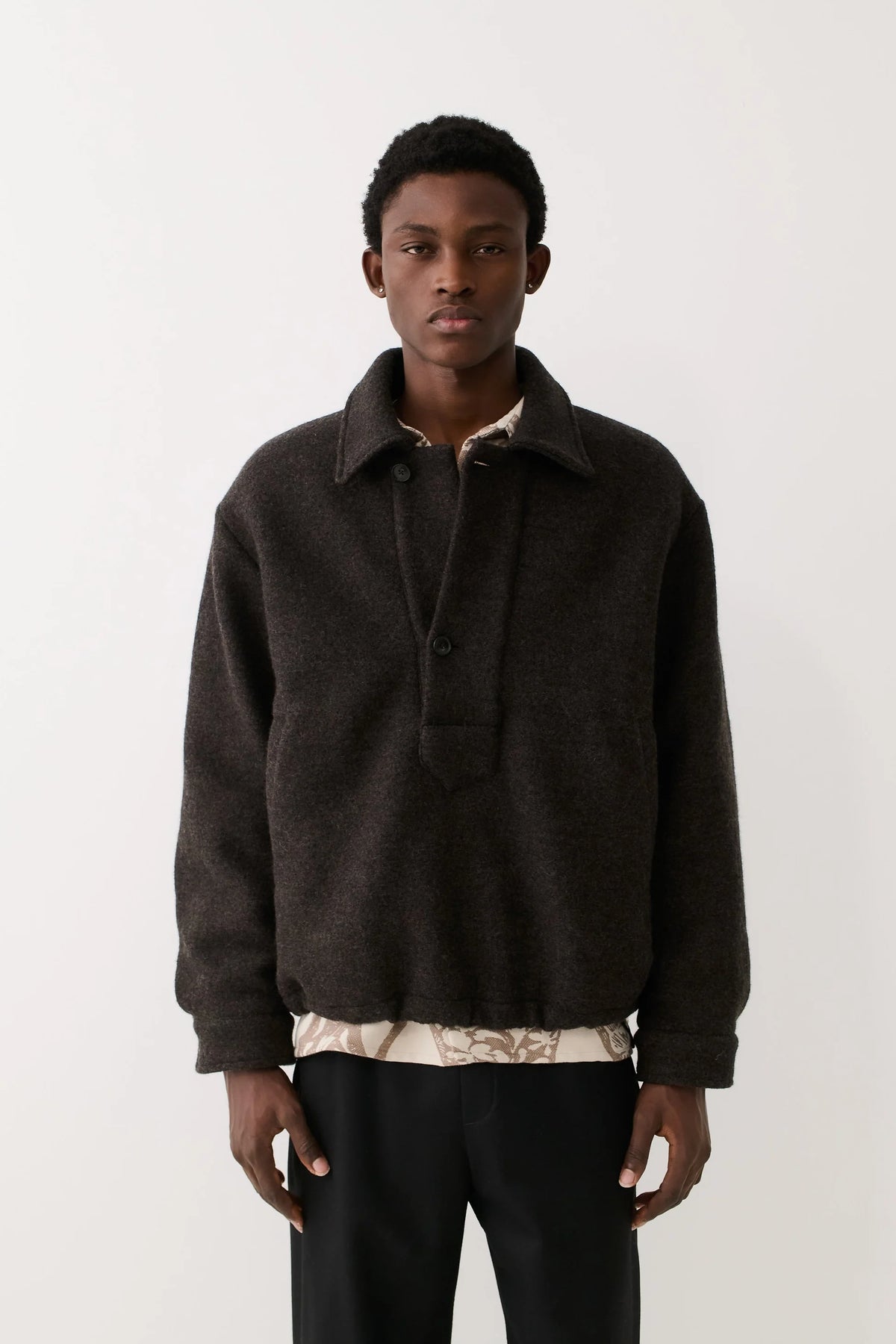 Plan Pullover Jacket Dark Oak Loden