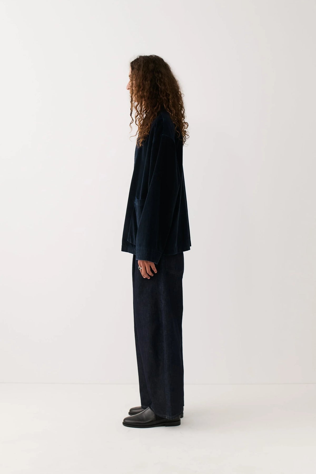 Quimono Shirt Washed Midnight_3