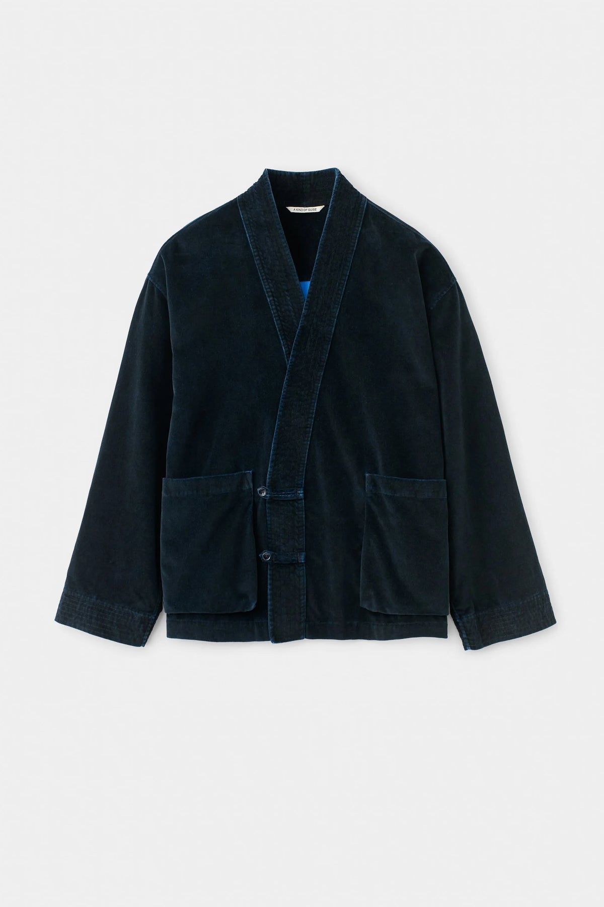 Quimono Shirt Washed Midnight_9