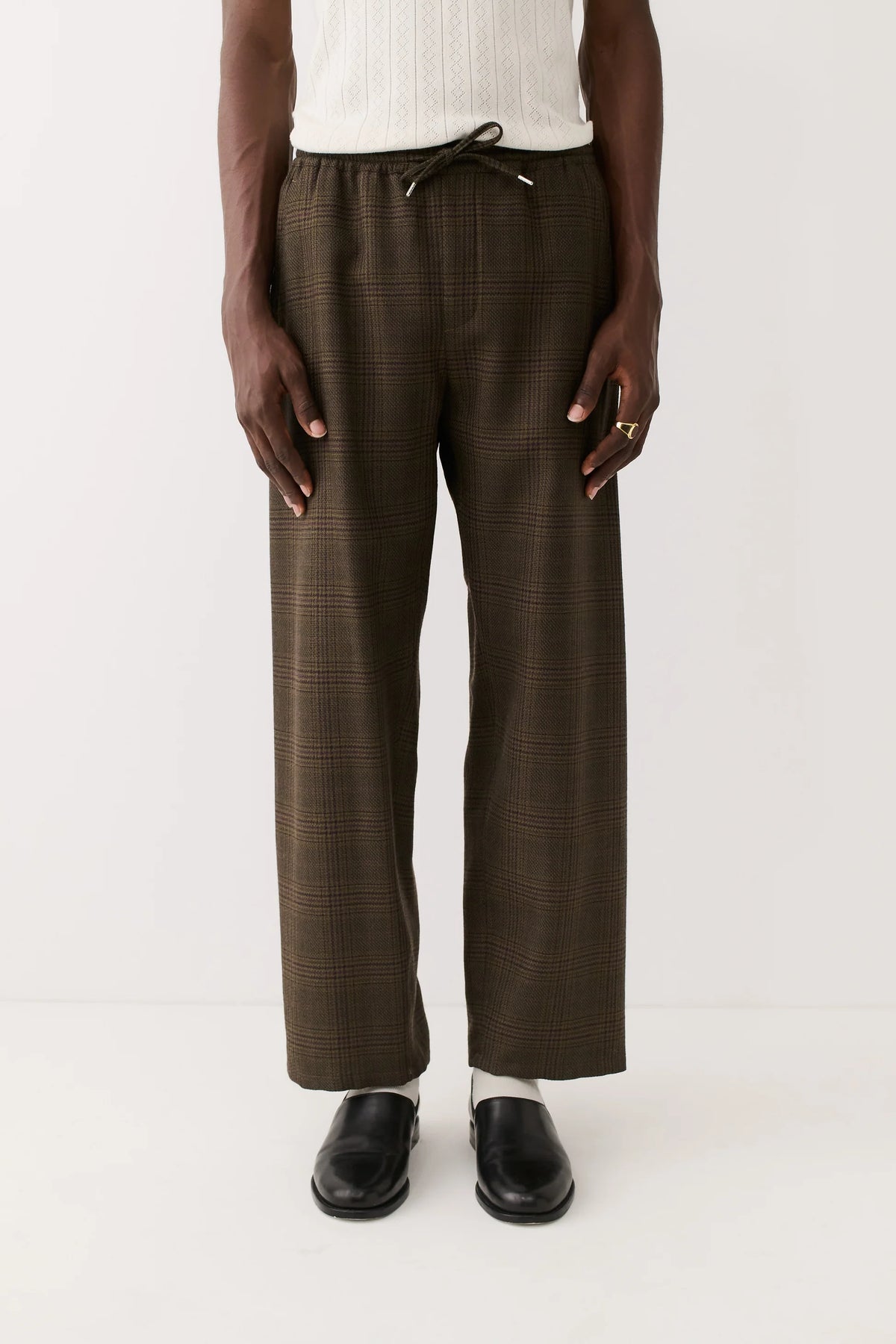 Samurai Trousers Syrah Check_2