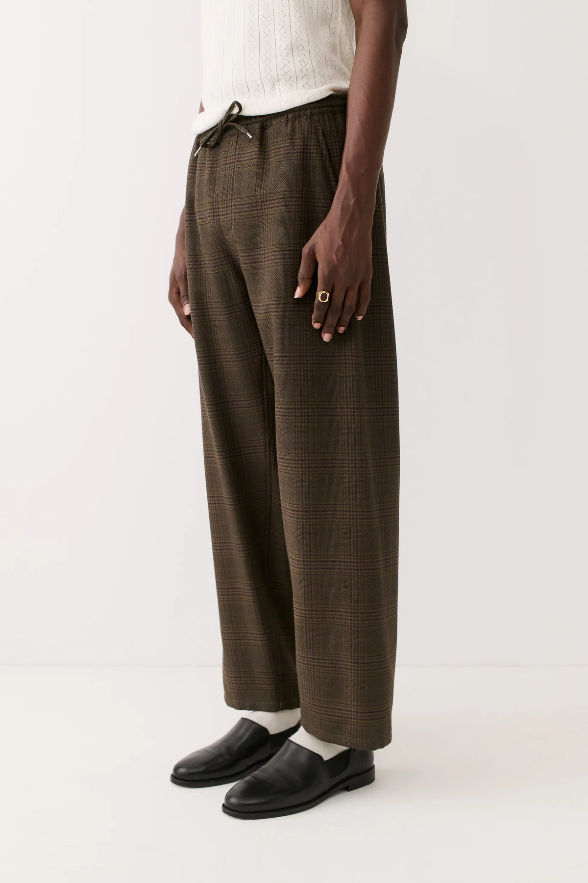 Samurai Trousers Syrah Check_3