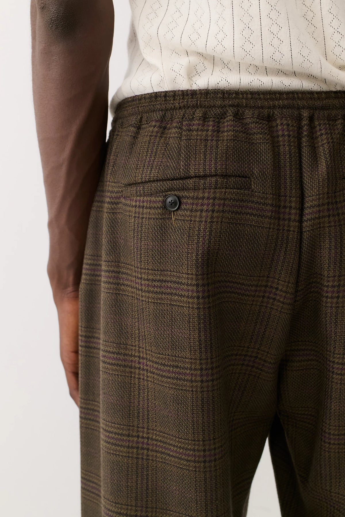 Samurai Trousers Syrah Check_6