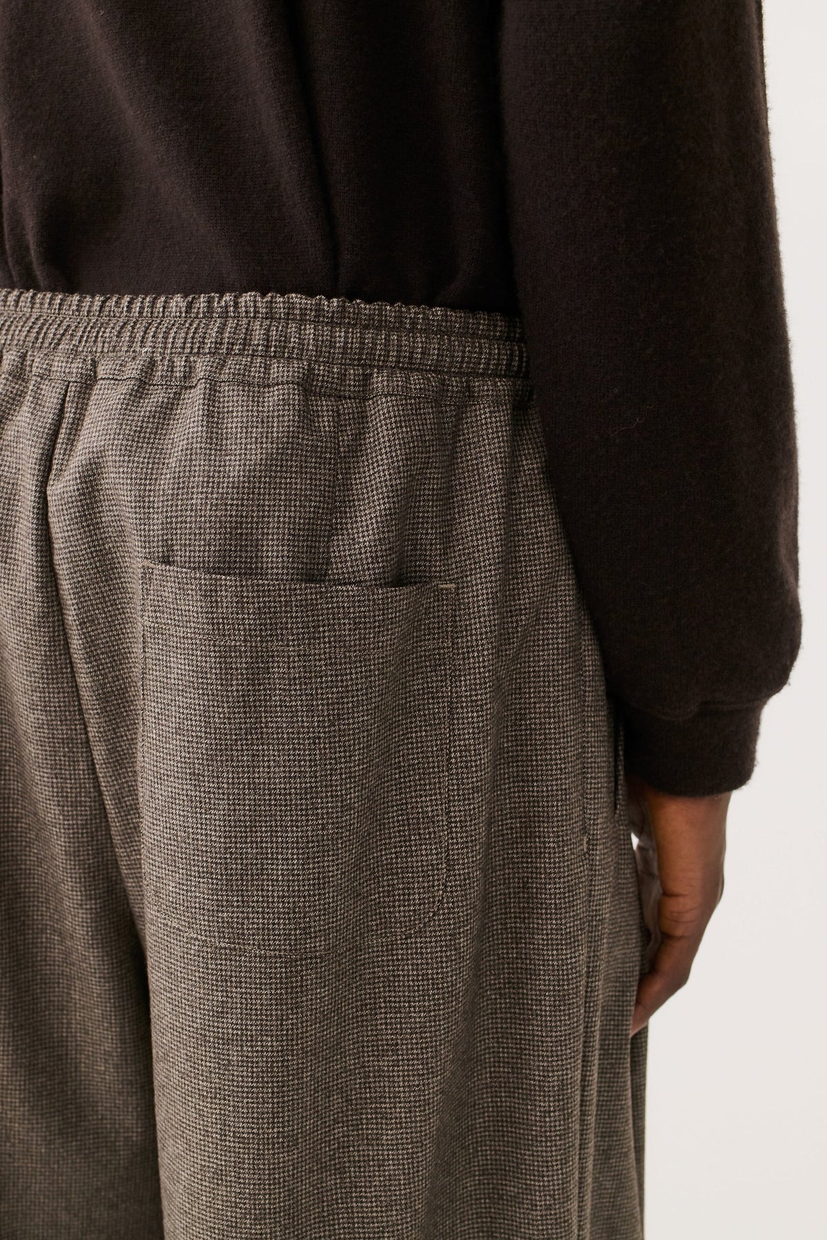 Wewa Wide Trousers Dirty Houndstooth_5