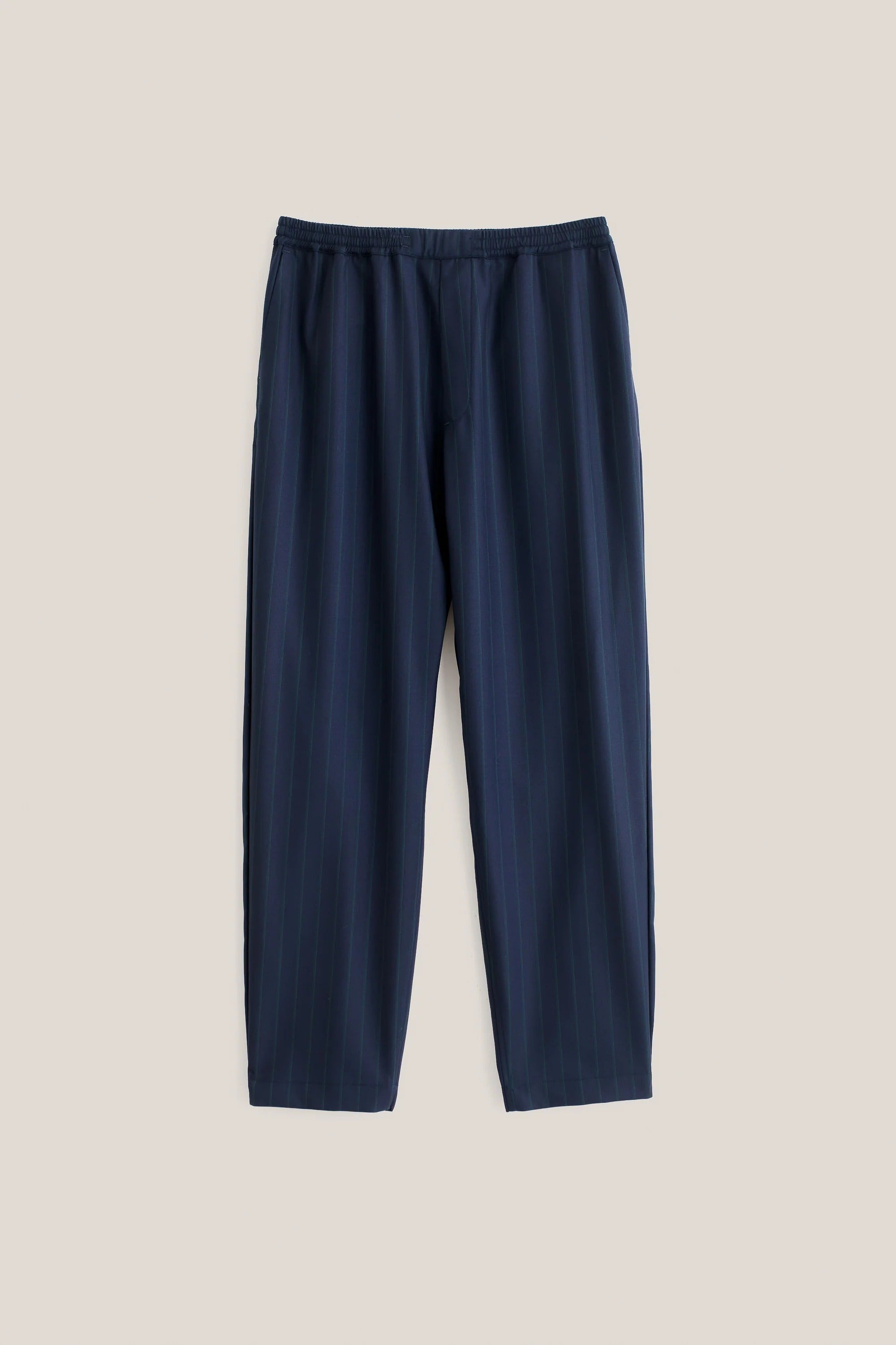 Banasa Pants Navy Double Pinstripe_5