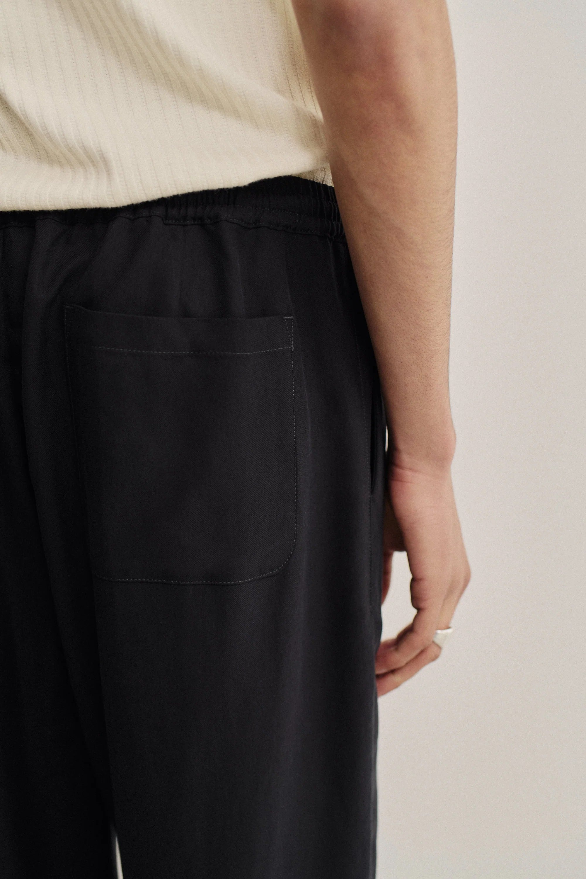Banasa Pants Soft Black Twill_5