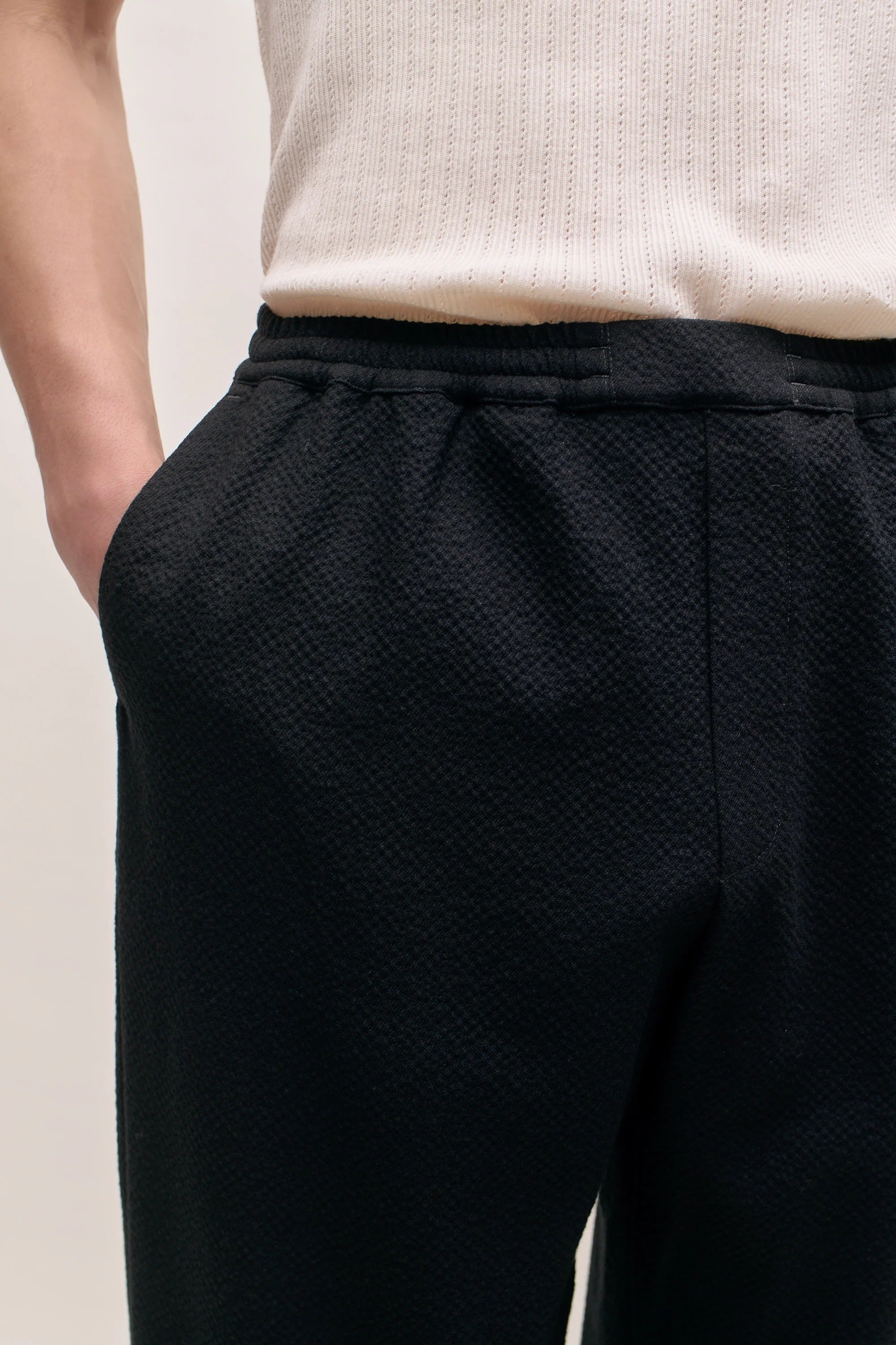 Banasa Pants Structured Black
