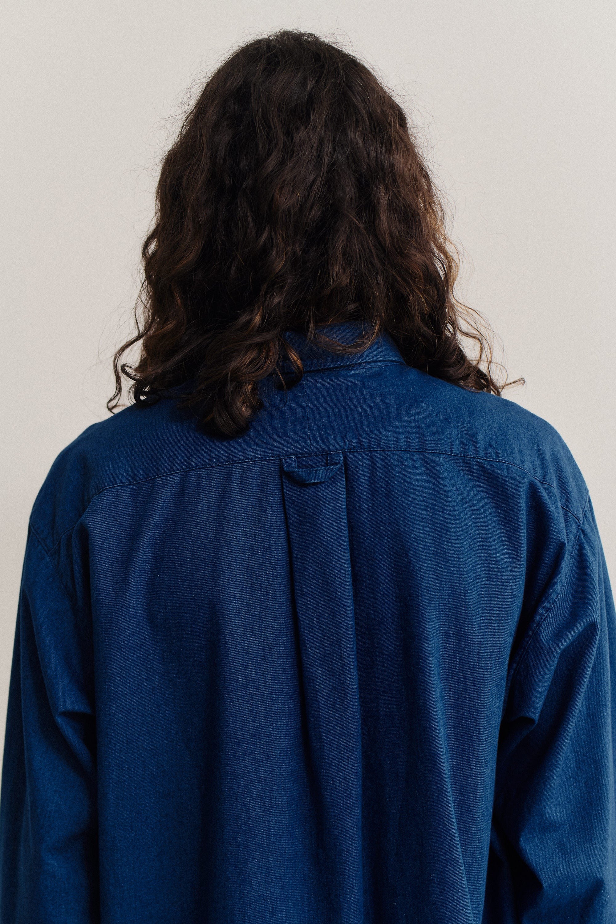 Banita Button Down Shirt Soft Indigo_3