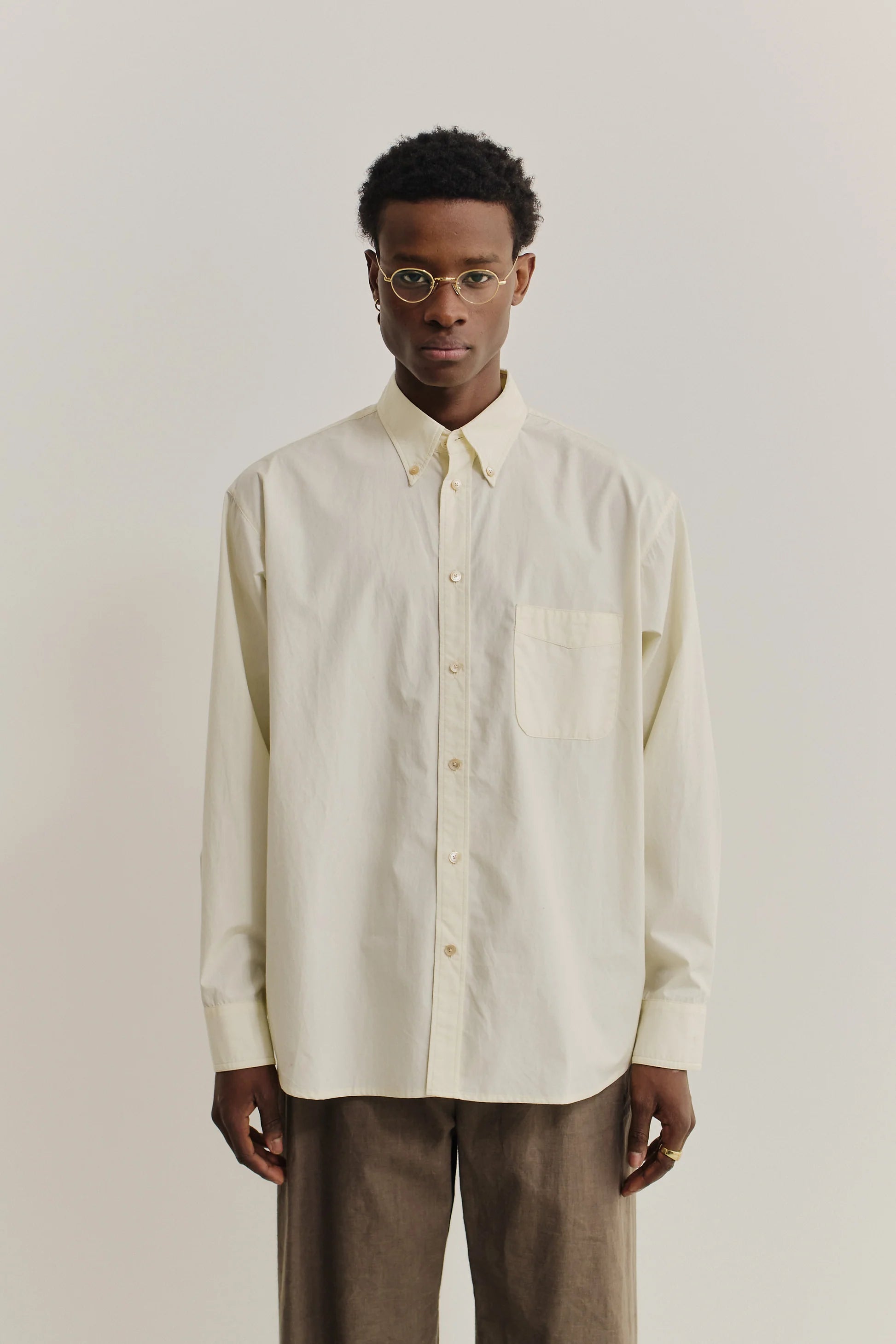 Banita Button Down Shirt Washed Cotton