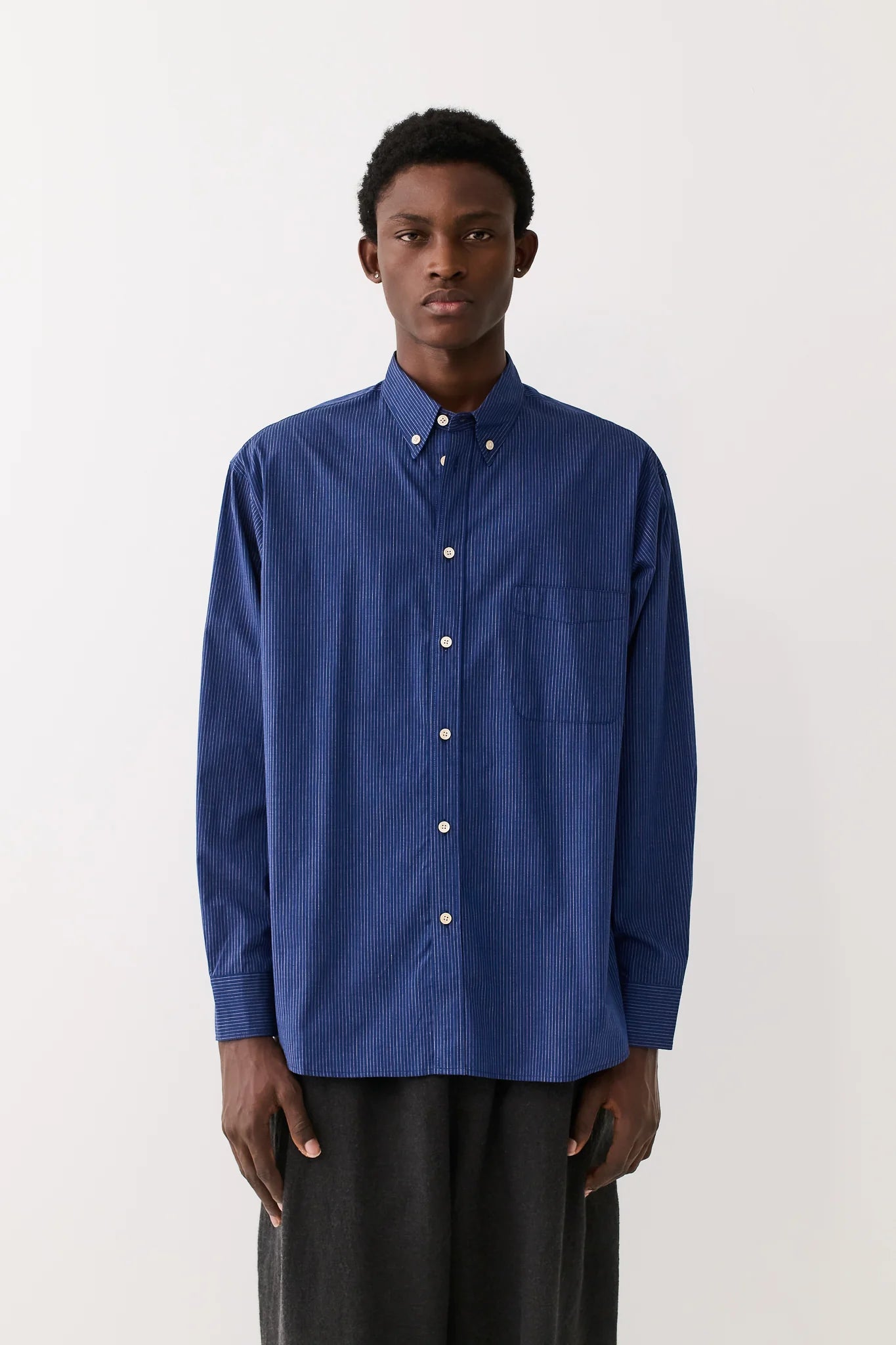 Banita Button Down Shirt Waterfall Stripe