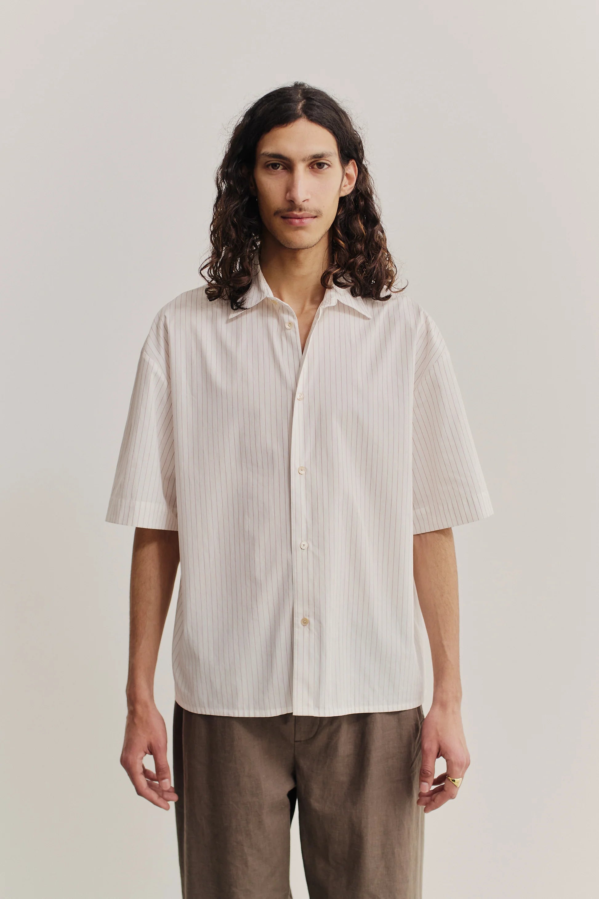 Bantu Shirt Cayenne Stripe_1