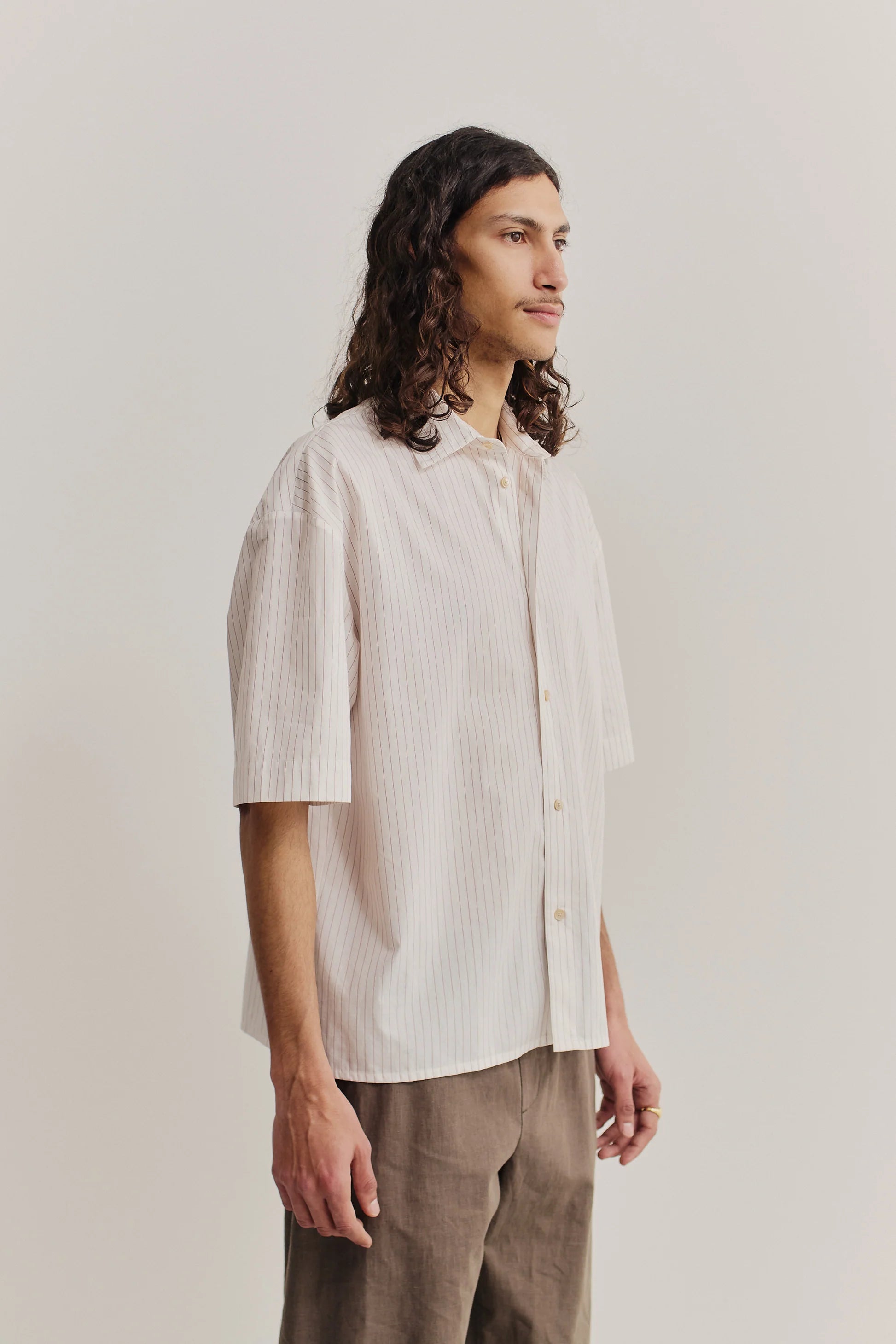 Bantu Shirt Cayenne Stripe_2