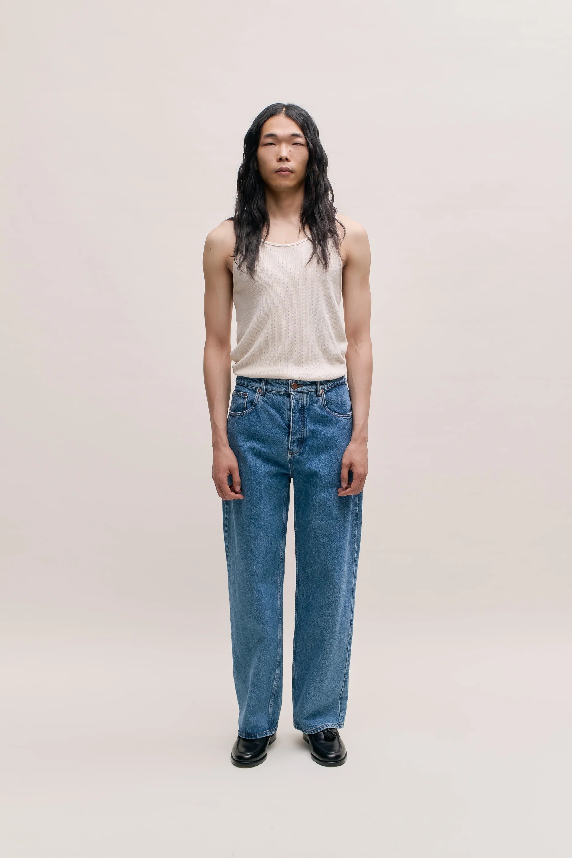 Beto Wide Jeans Indigo Denim