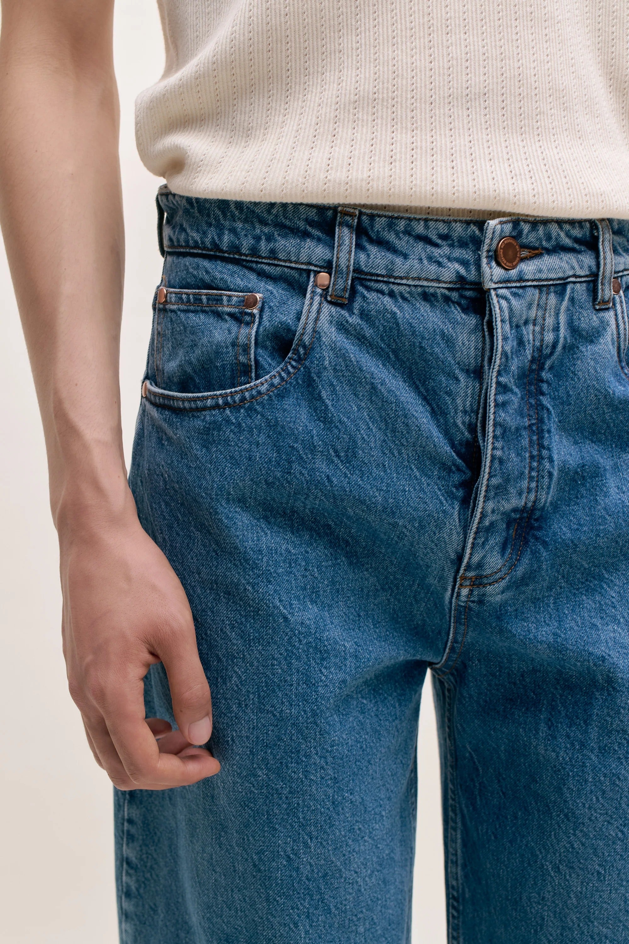 Beto Wide Jeans Indigo Denim