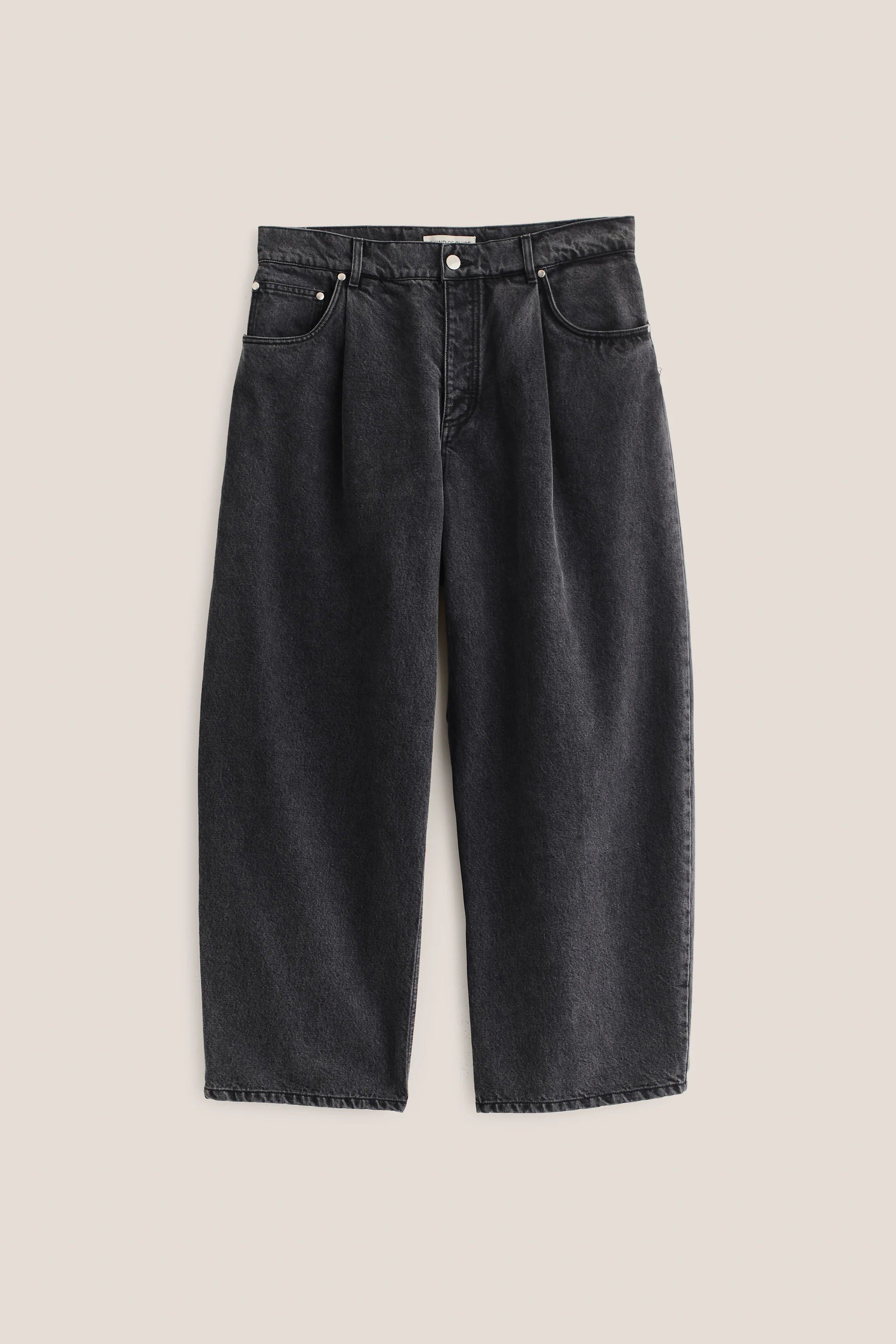Duma Pleated Denim Grey Denim_5