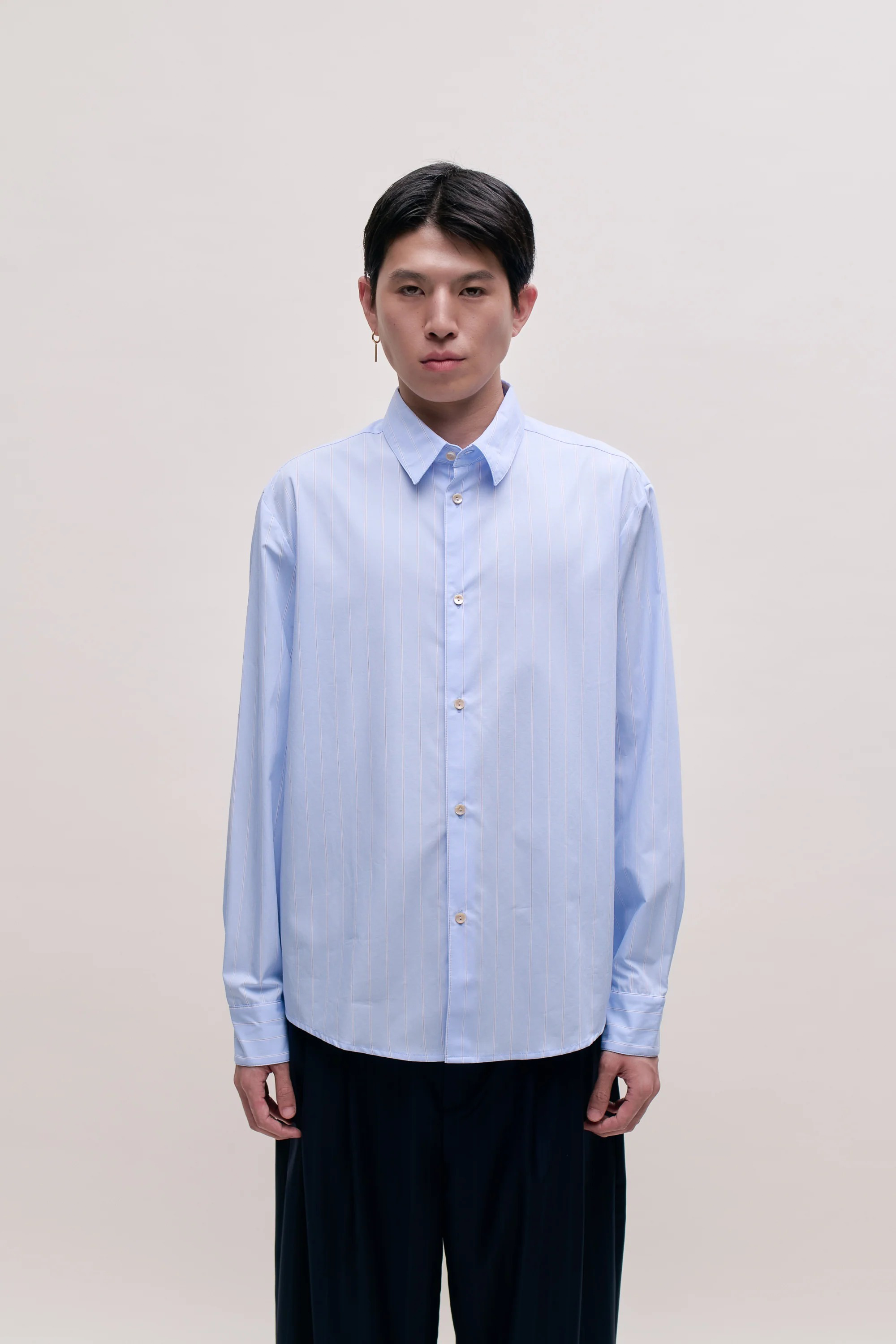 Fulvio Shirt Bold Blue Stripe_1