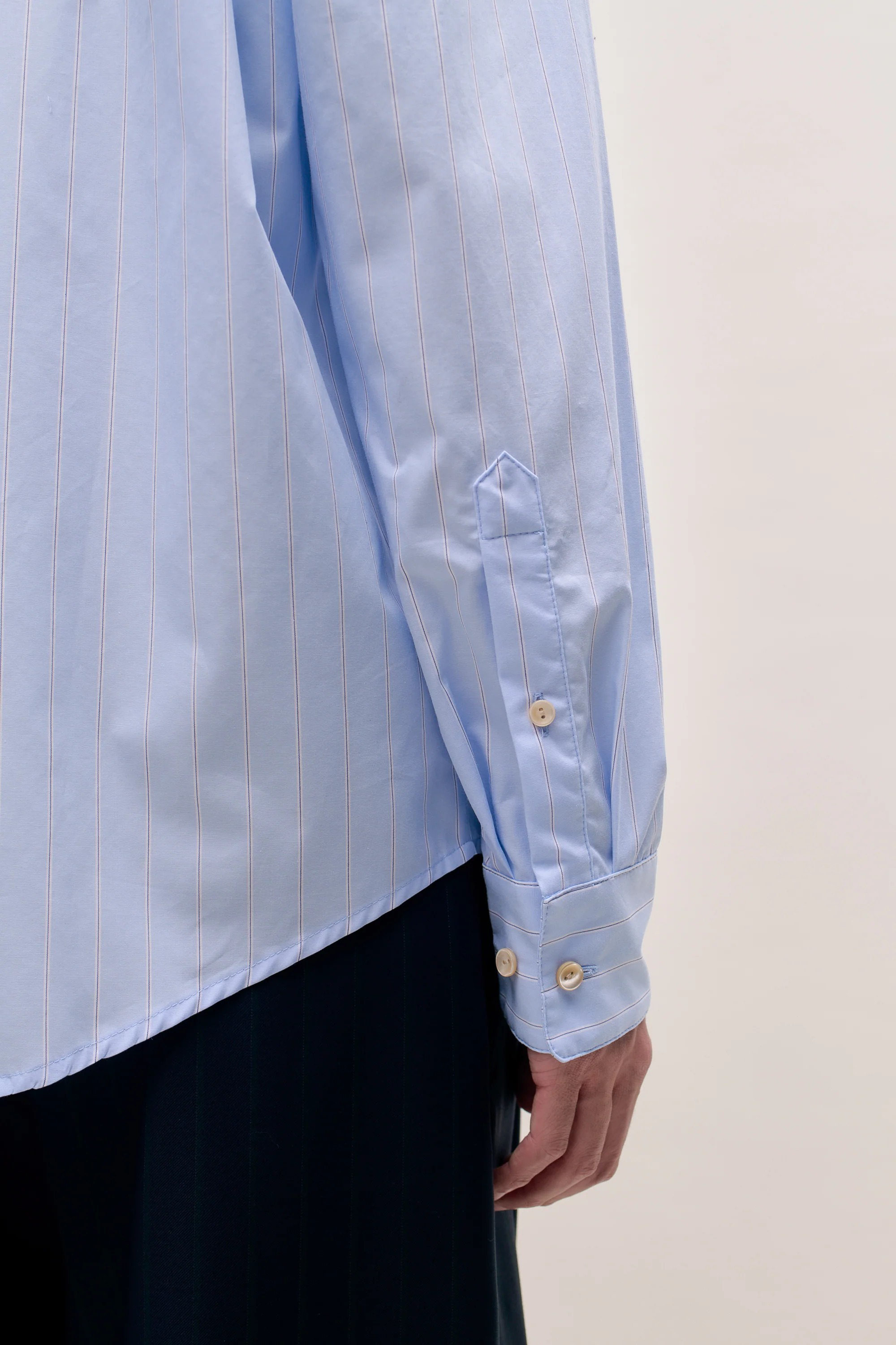 Fulvio Shirt Bold Blue Stripe