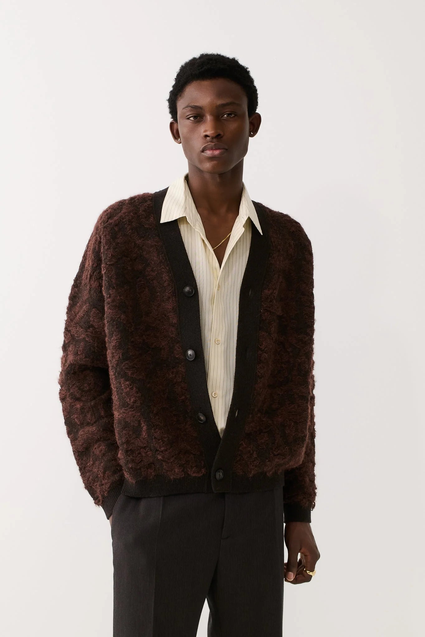 Fulvio Shirt Cream Black Pinstripe_6