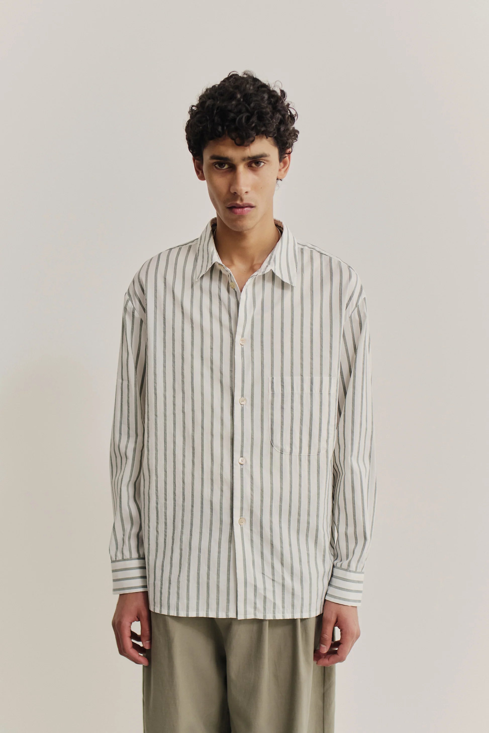 Gusto Shirt Aloe Stripe_1