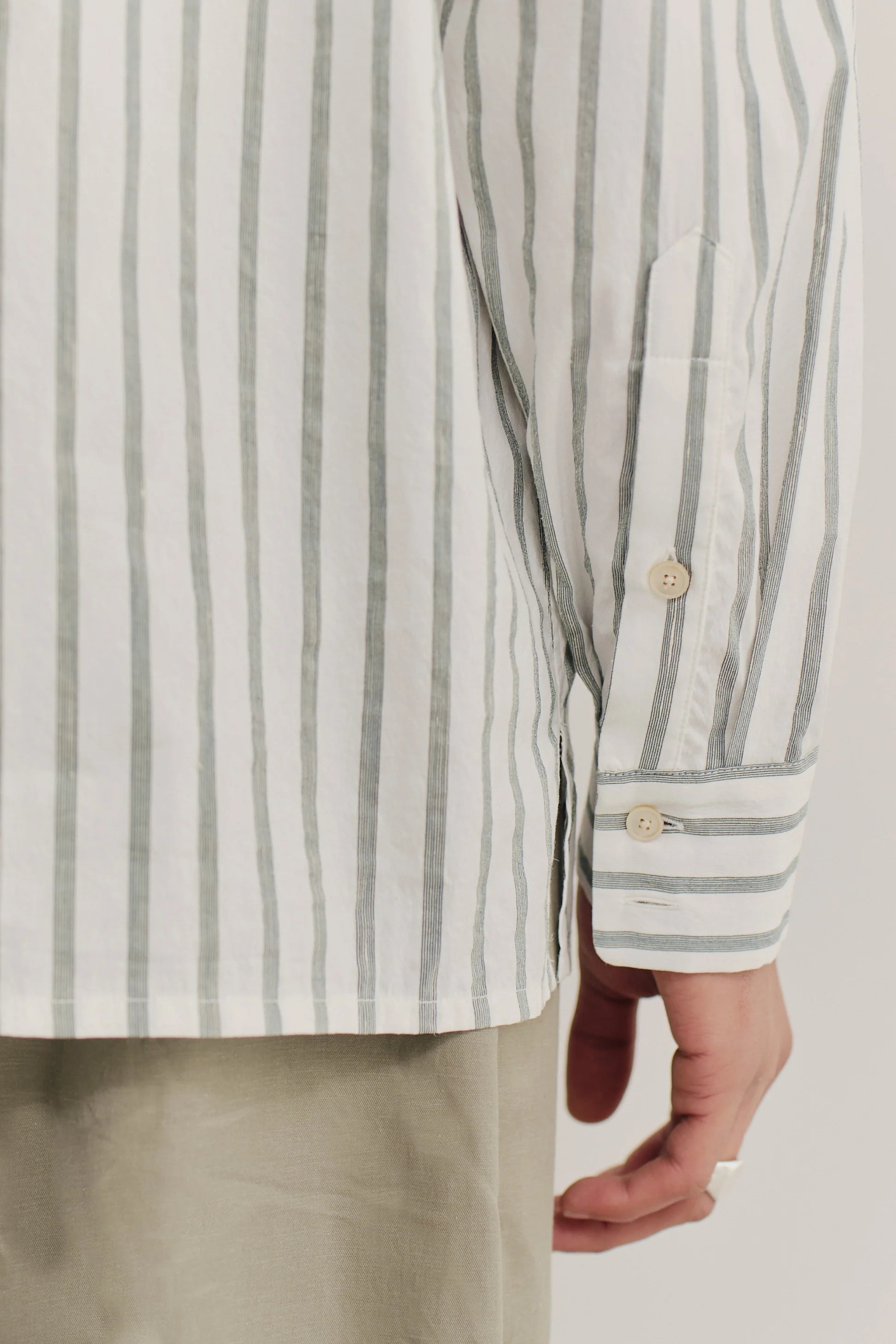 Gusto Shirt Aloe Stripe_4