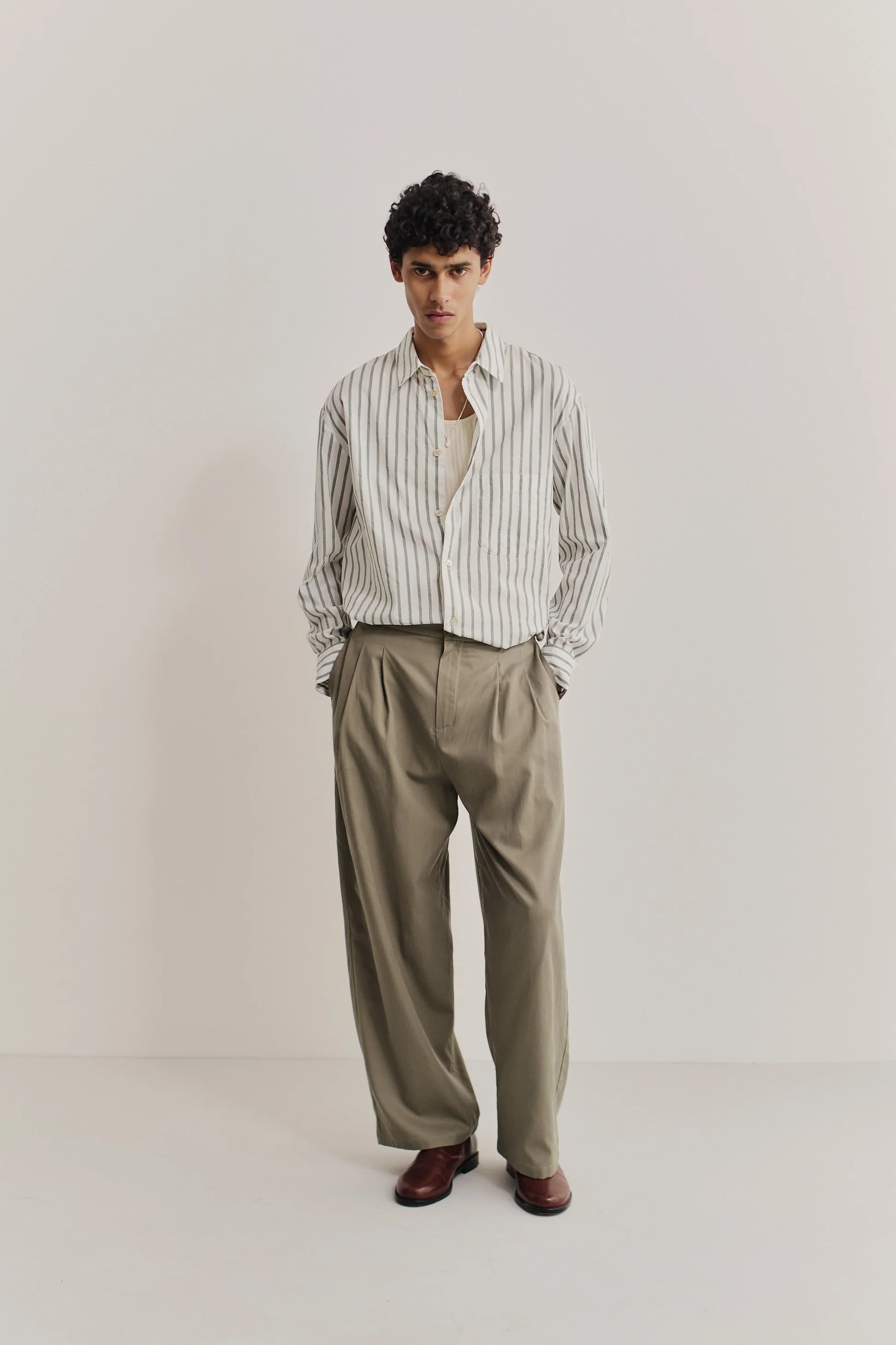 Gusto Shirt Aloe Stripe_6