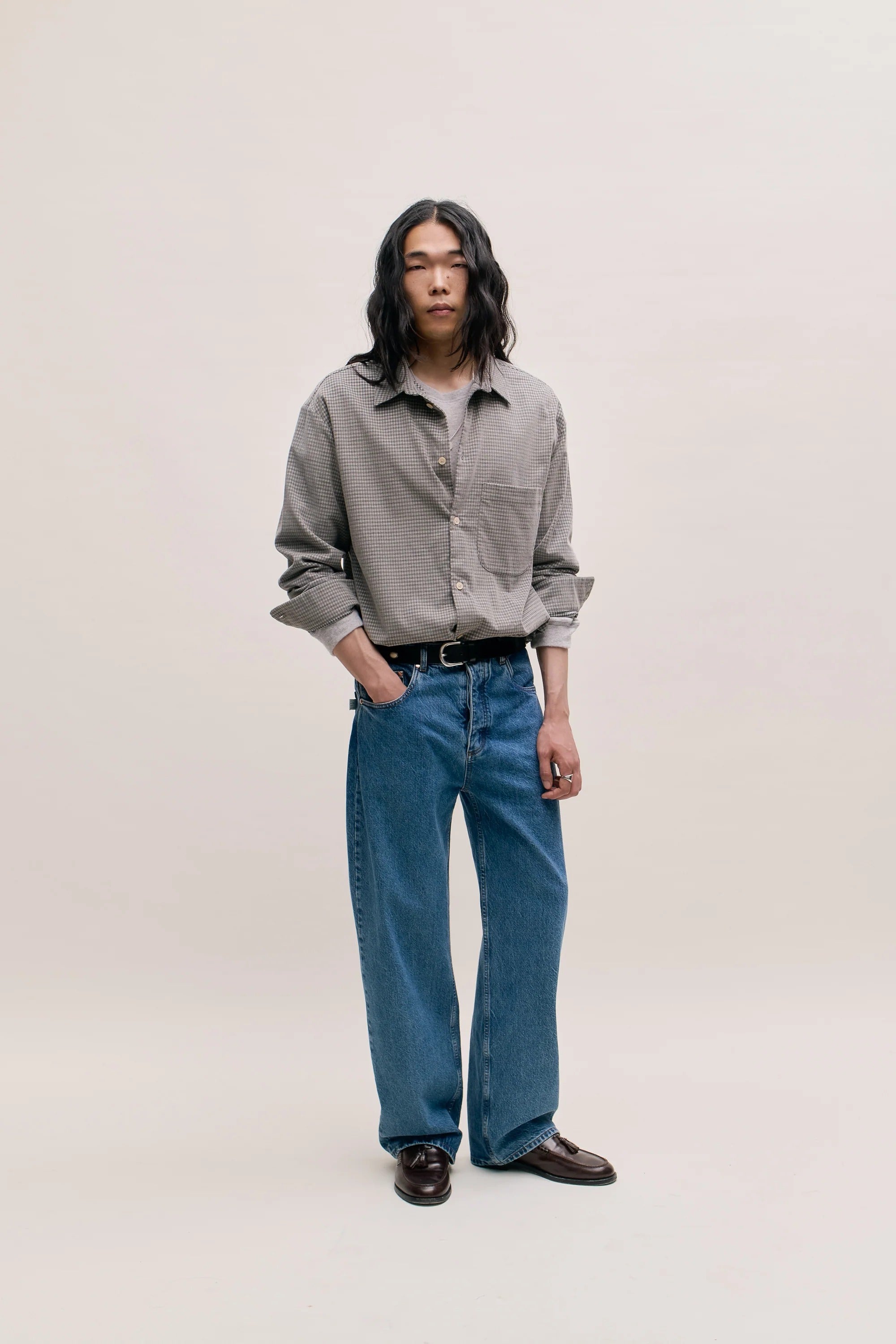 Gusto Shirt Checkered Fine Corduroy