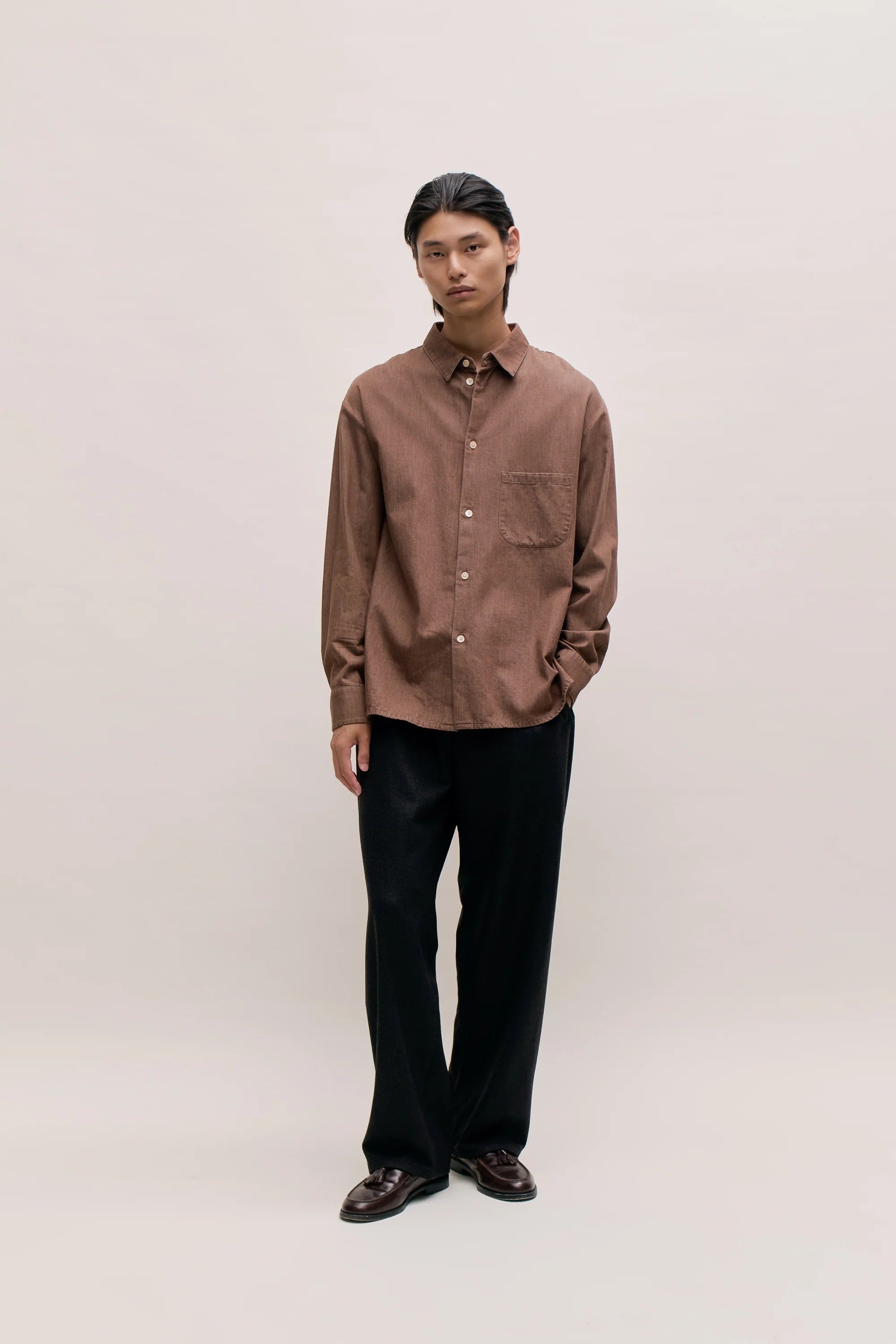 Gusto Shirt Sepia Denim