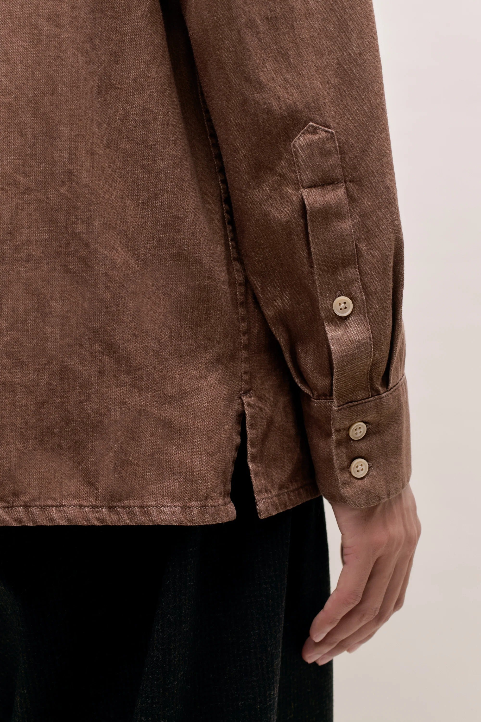 Gusto Shirt Sepia Denim_4