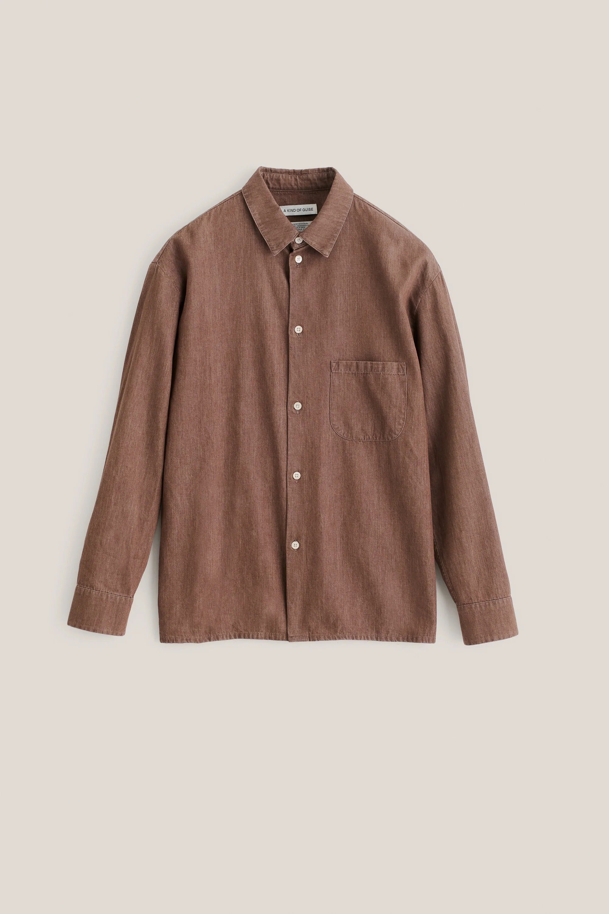 Gusto Shirt Sepia Denim_5