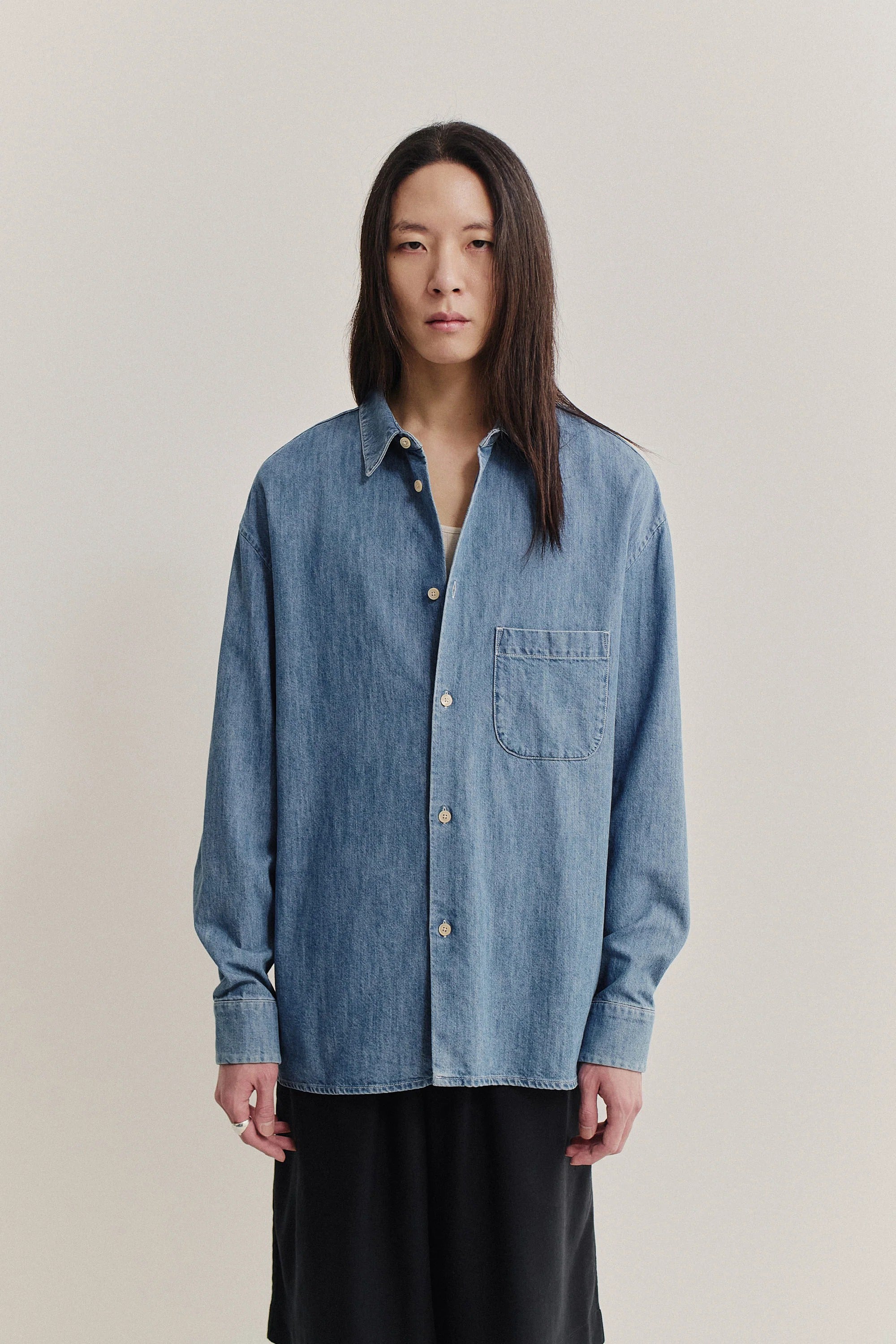 Gusto Shirt Washed Indigo