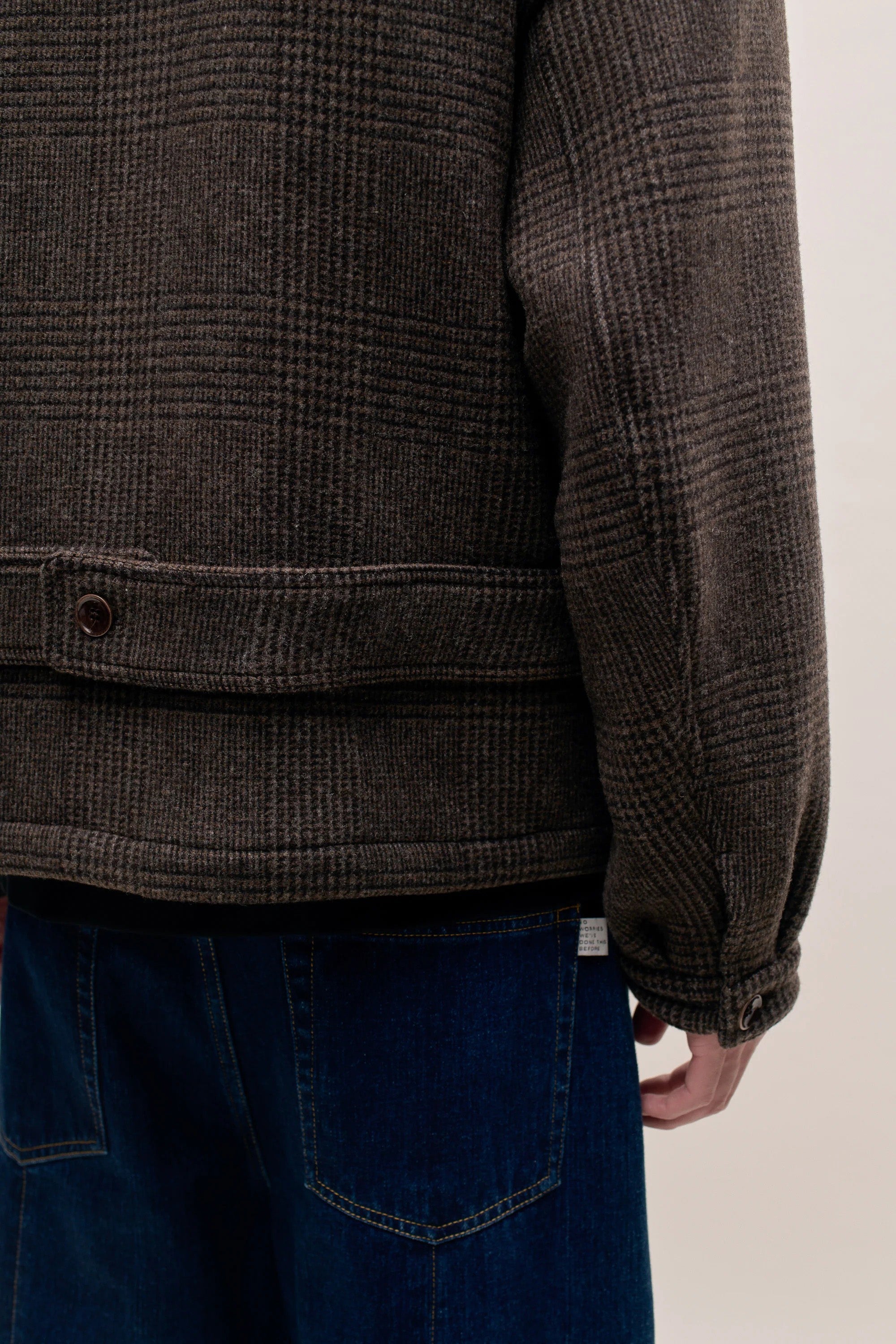 Jaspal Jacket Brown Checked Doubleface_4