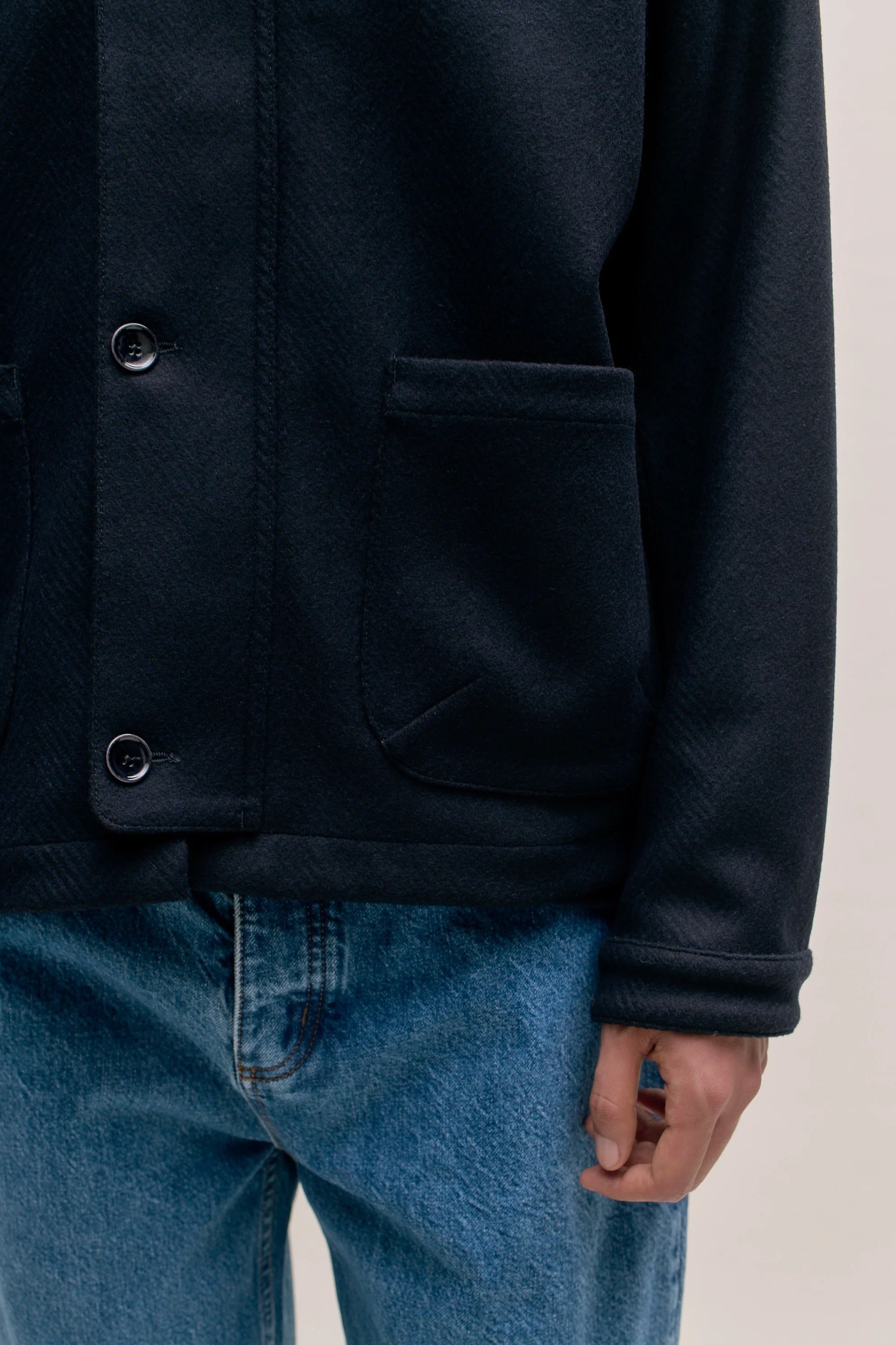 Jaspal Jacket Brown Midnight Herringbone