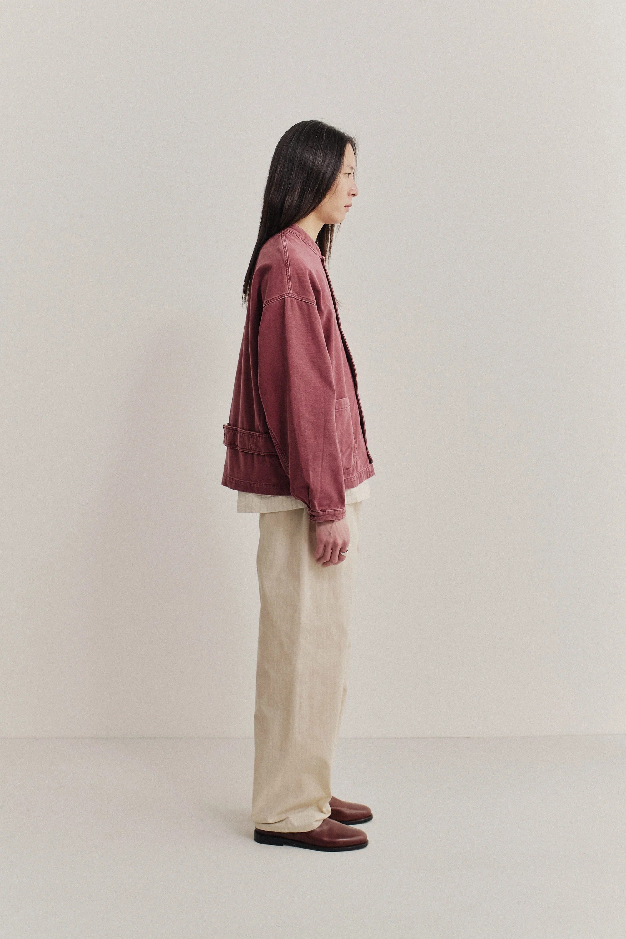 Jaspal Jacket Dried Berry Denim_3