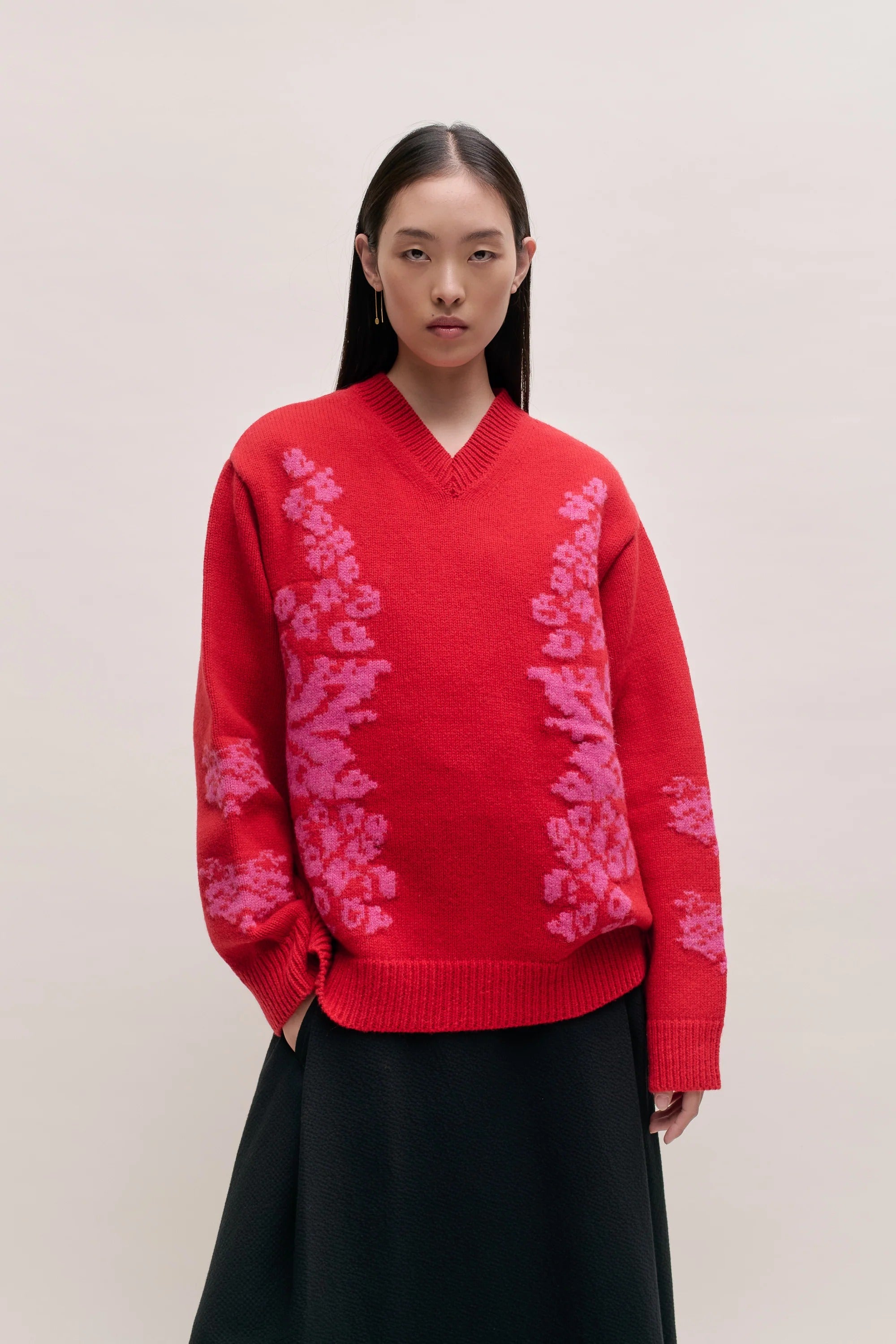 Khivs Pullover Peony/ Red