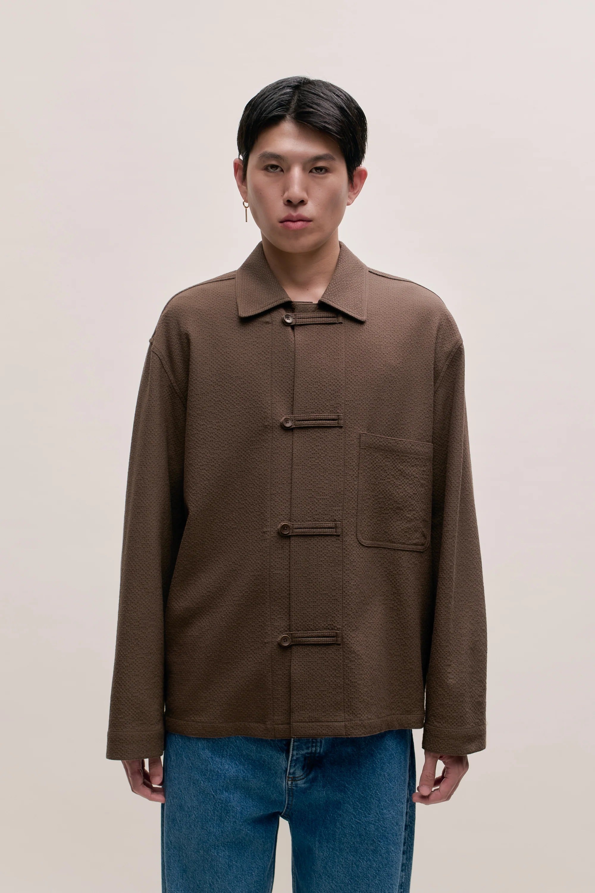 Matara Overshirt Structured Hazel_1