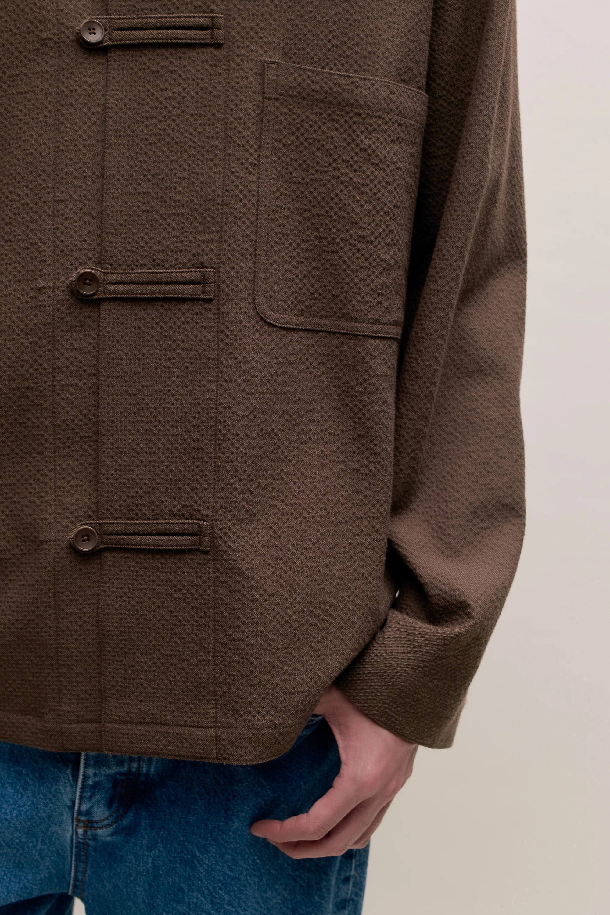 Matara Overshirt Structured Hazel_4