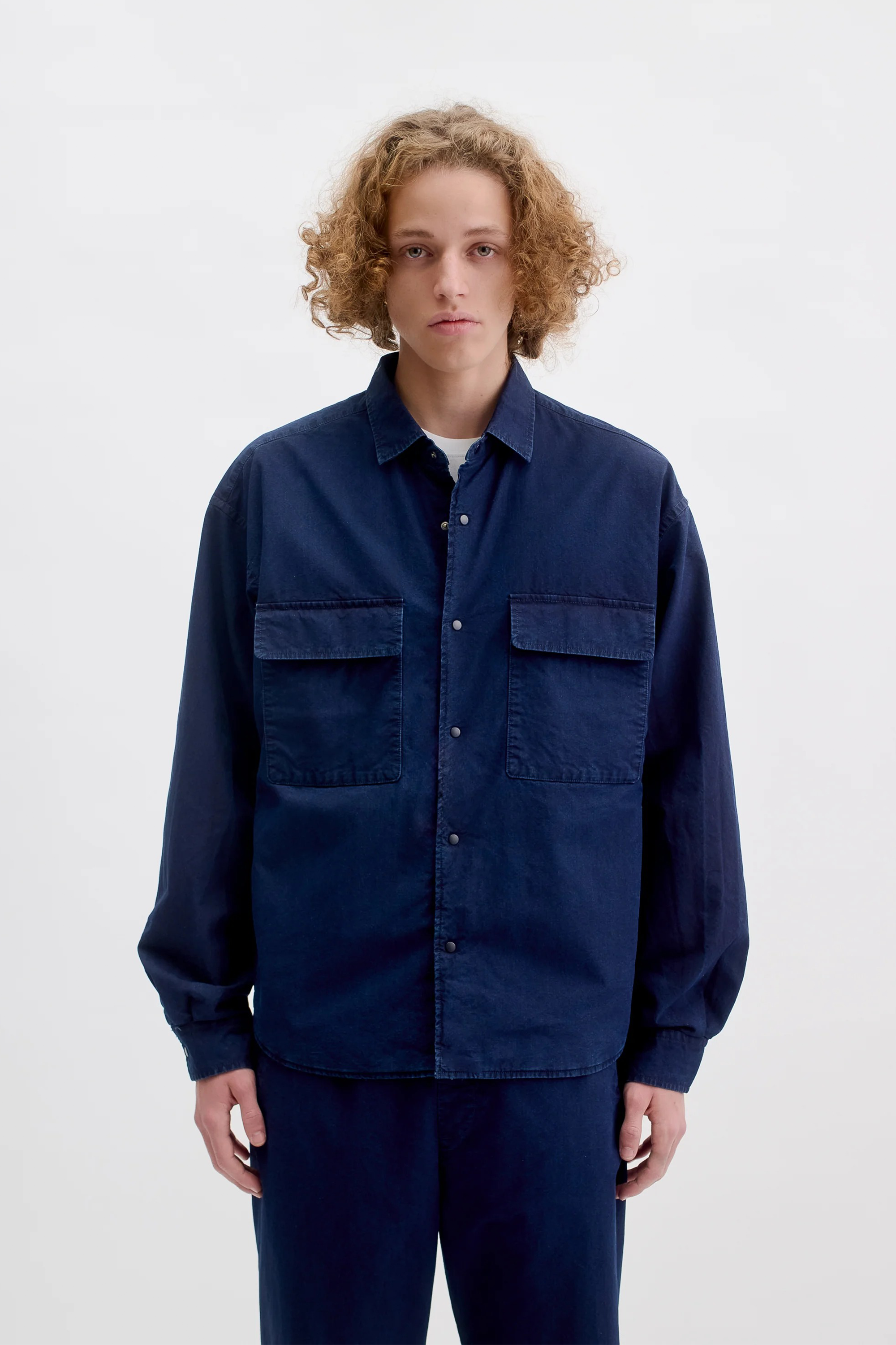 X Nanamica Insulation Shirt Indigo_1