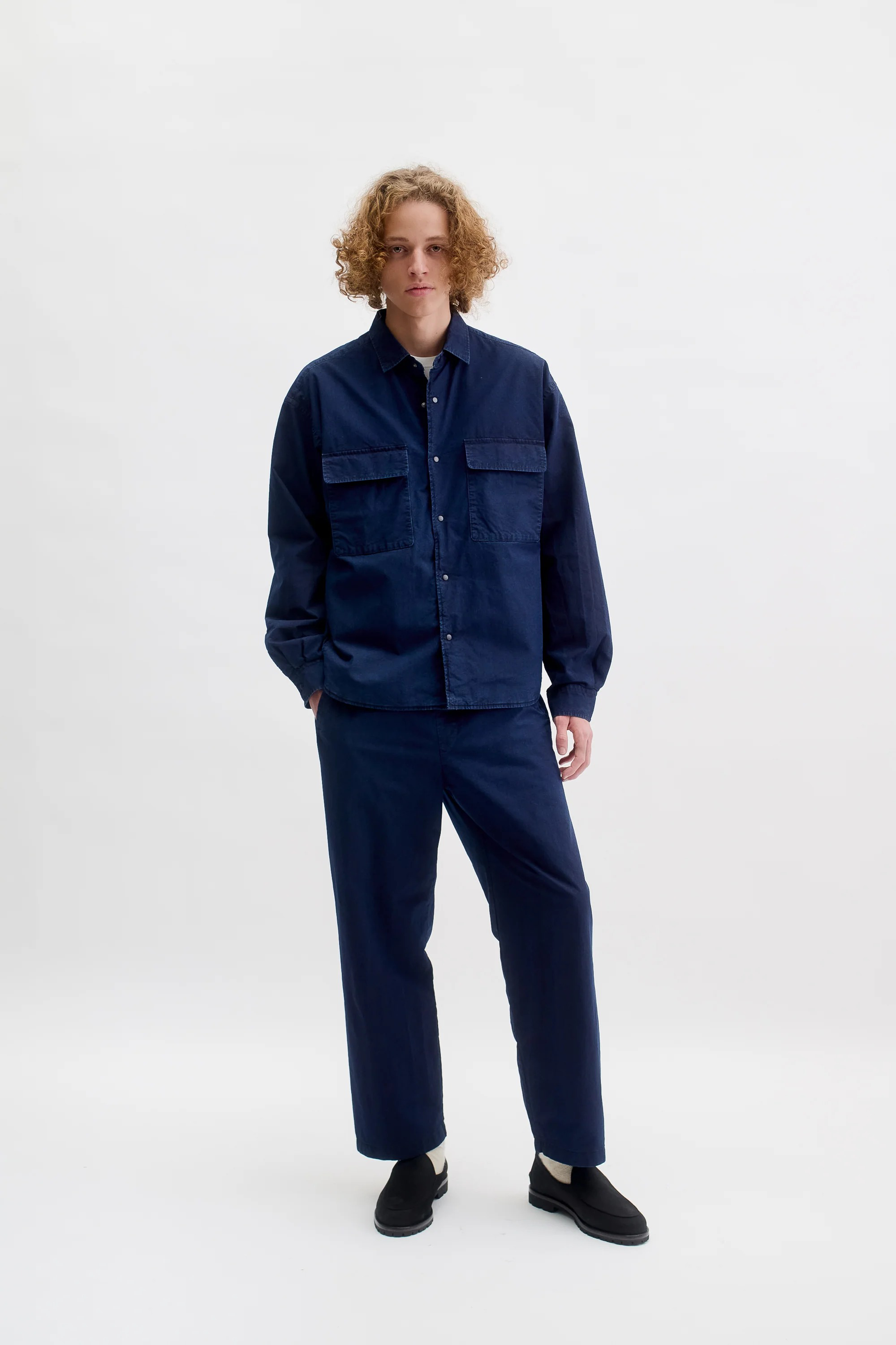 X Nanamica Insulation Shirt Indigo_2