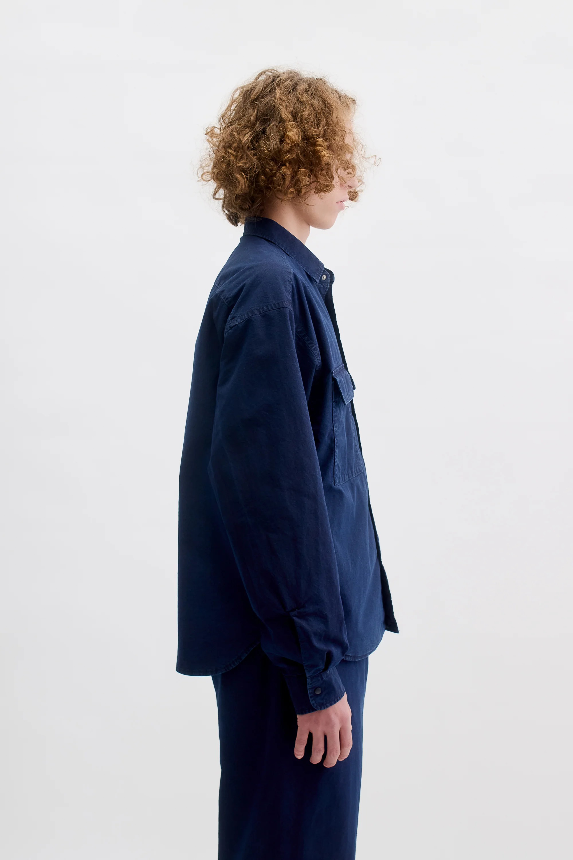 X Nanamica Insulation Shirt Indigo_4