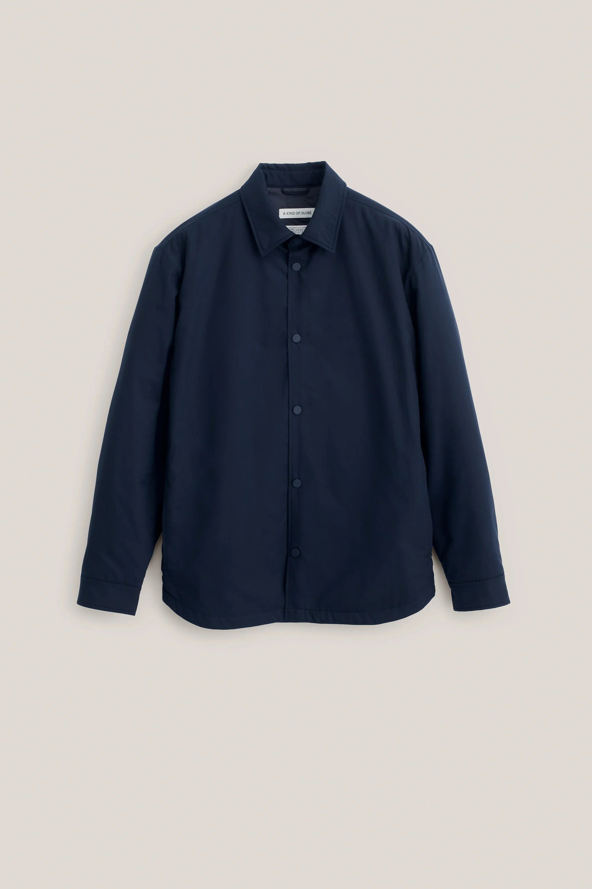 Olkay Quilted Overshirt Navy Twill_4