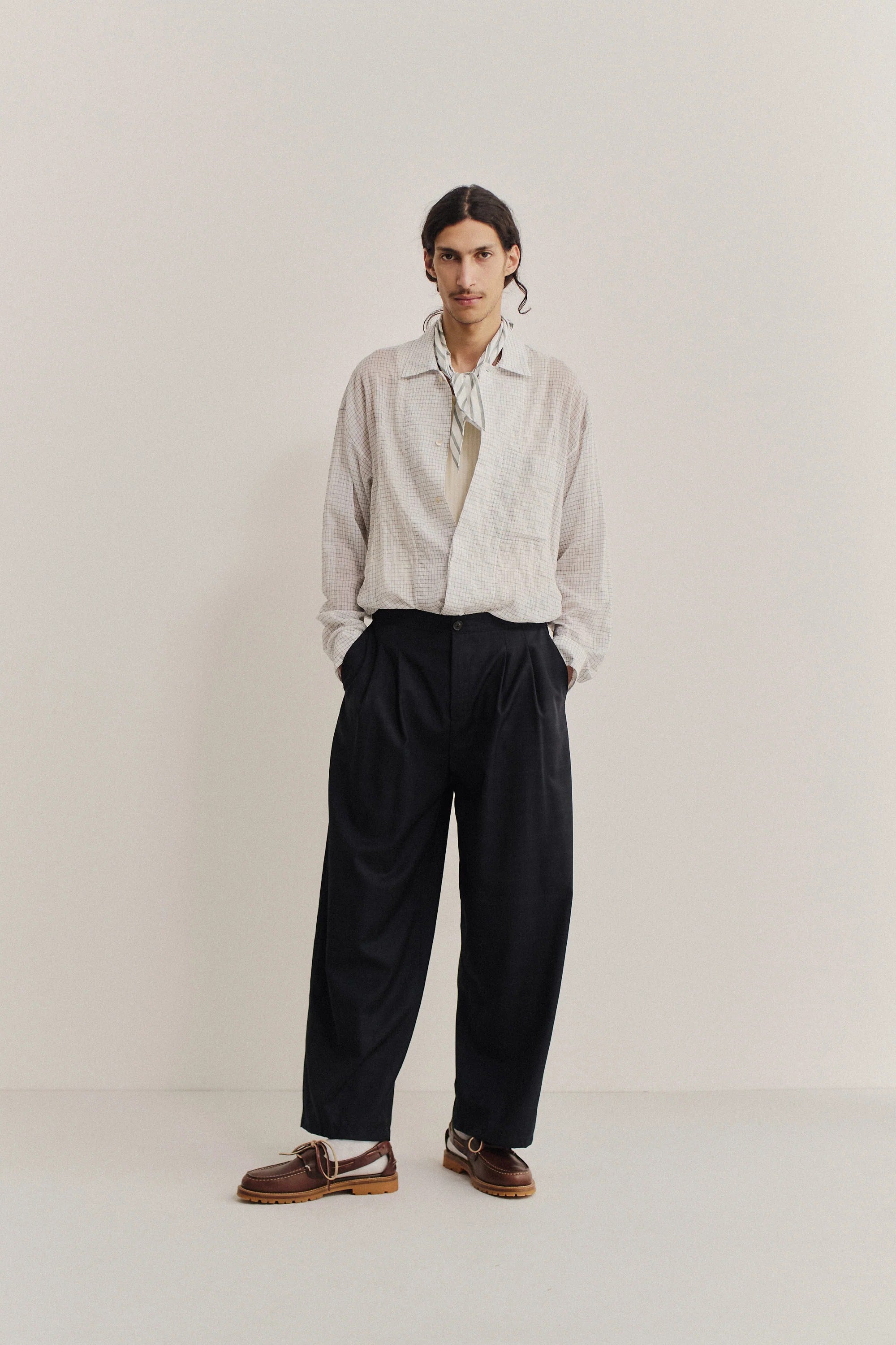 Piero Pants Checkered Black_1