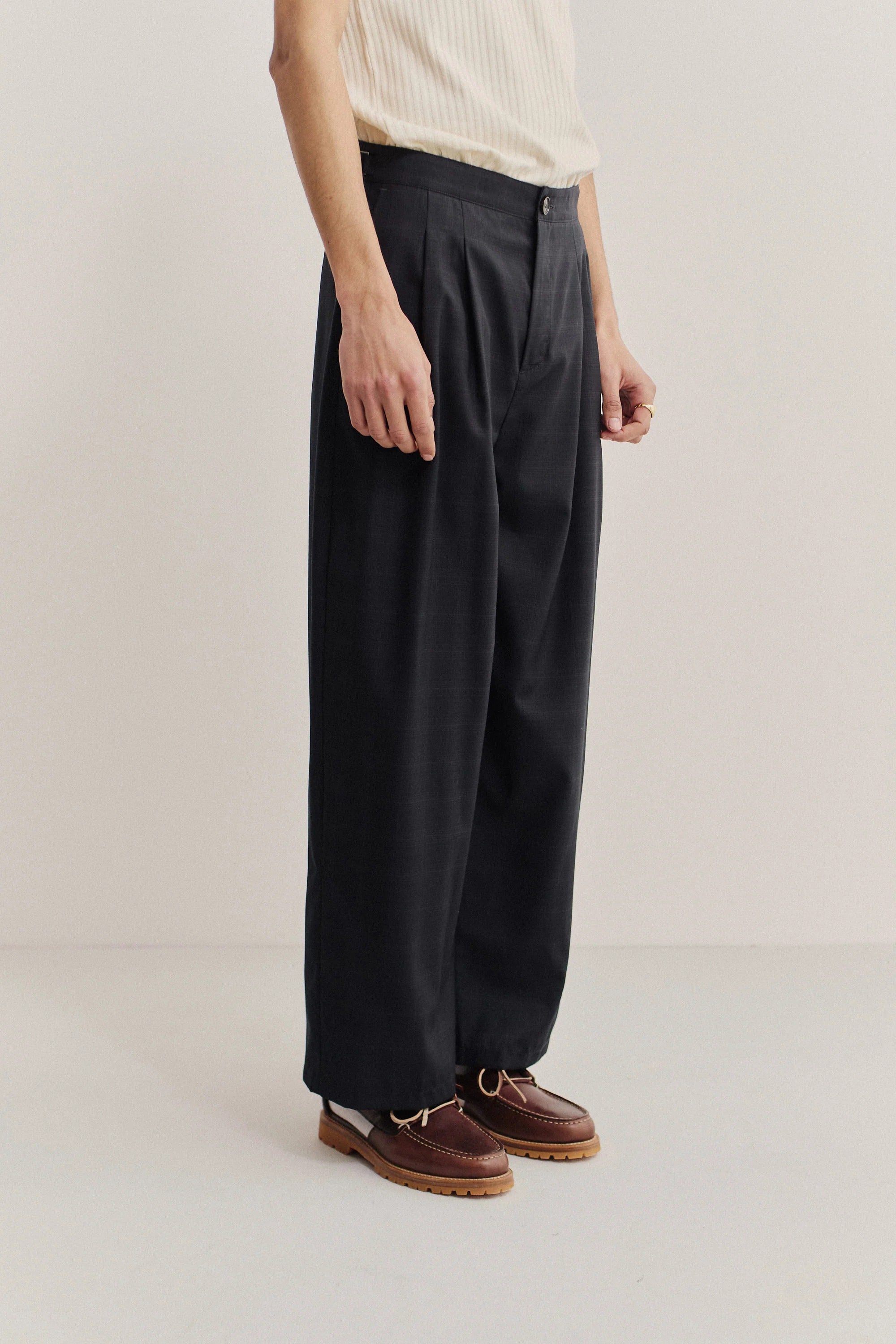 Piero  SPORTIVO [Piero pants checkered black]