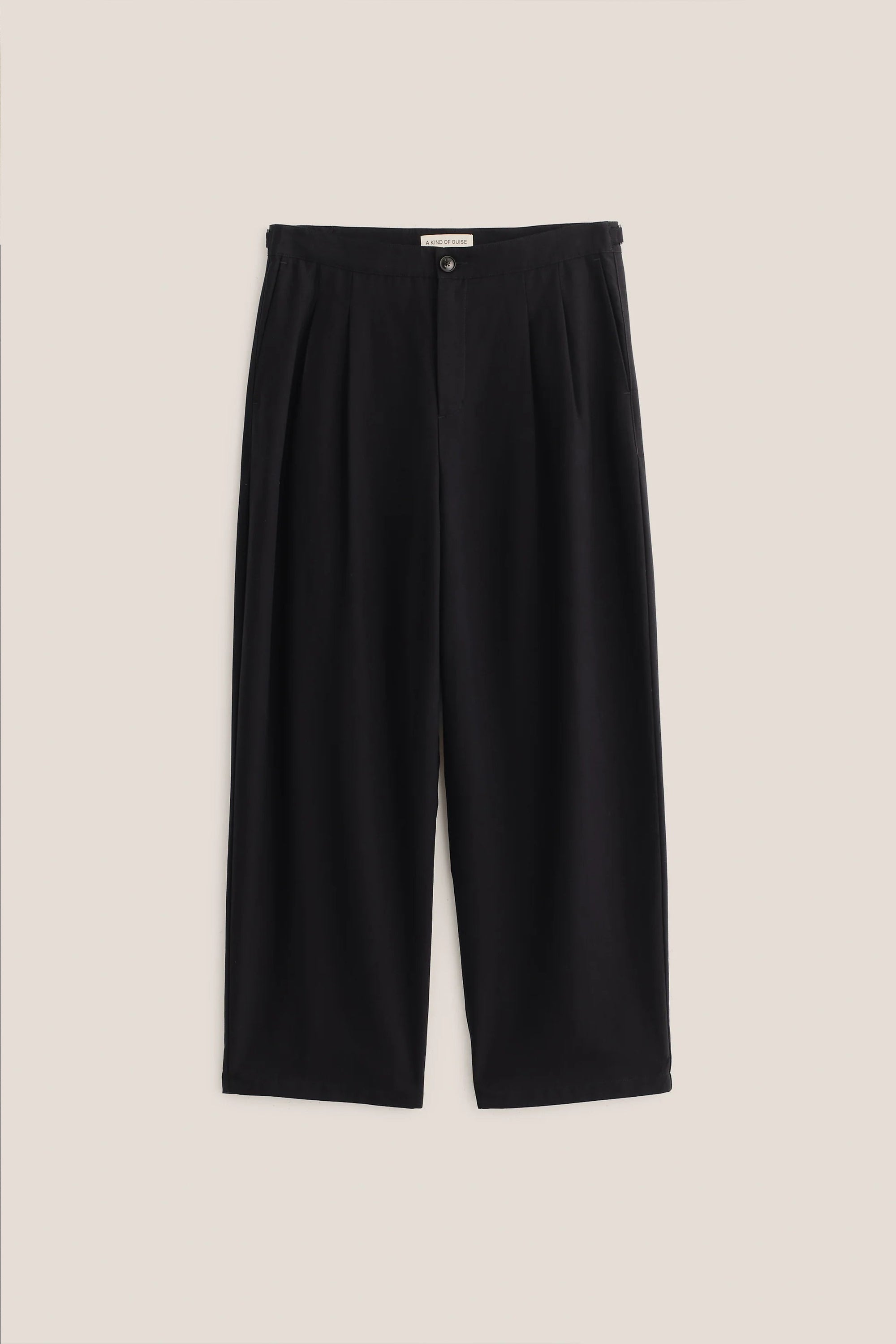 Piero Pants Soft Black Twill_5