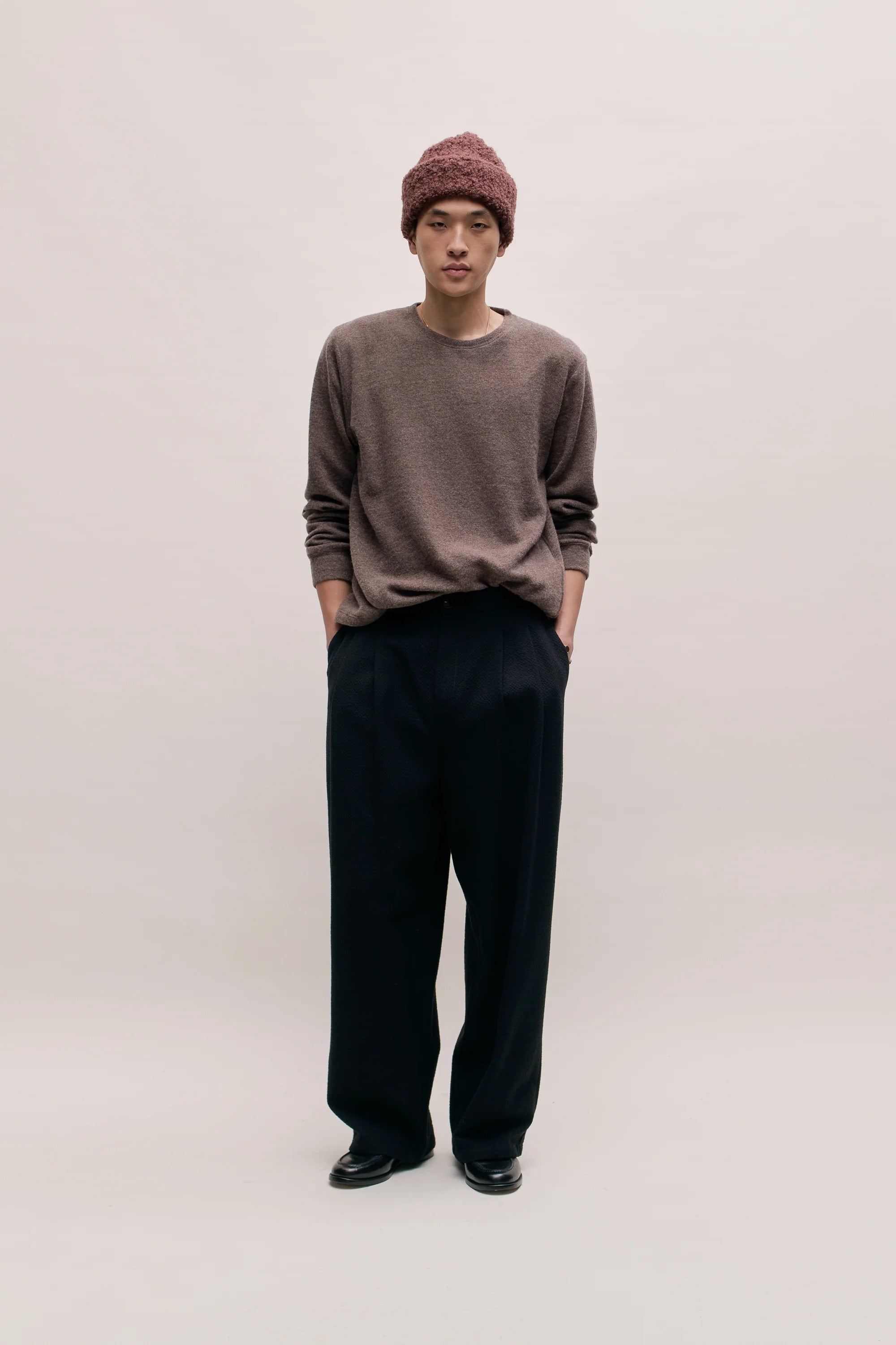 Piero Pants Structured Black_1