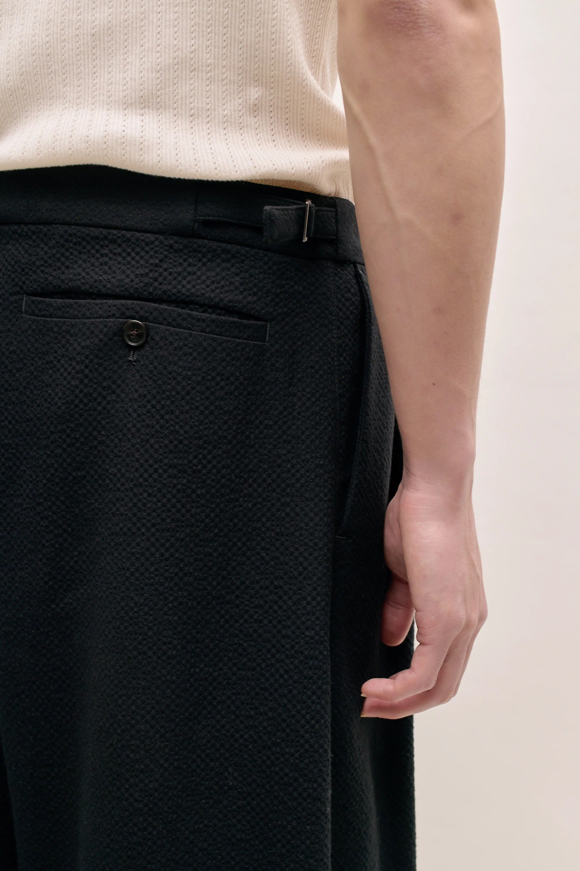 Piero Pants Structured Black_3