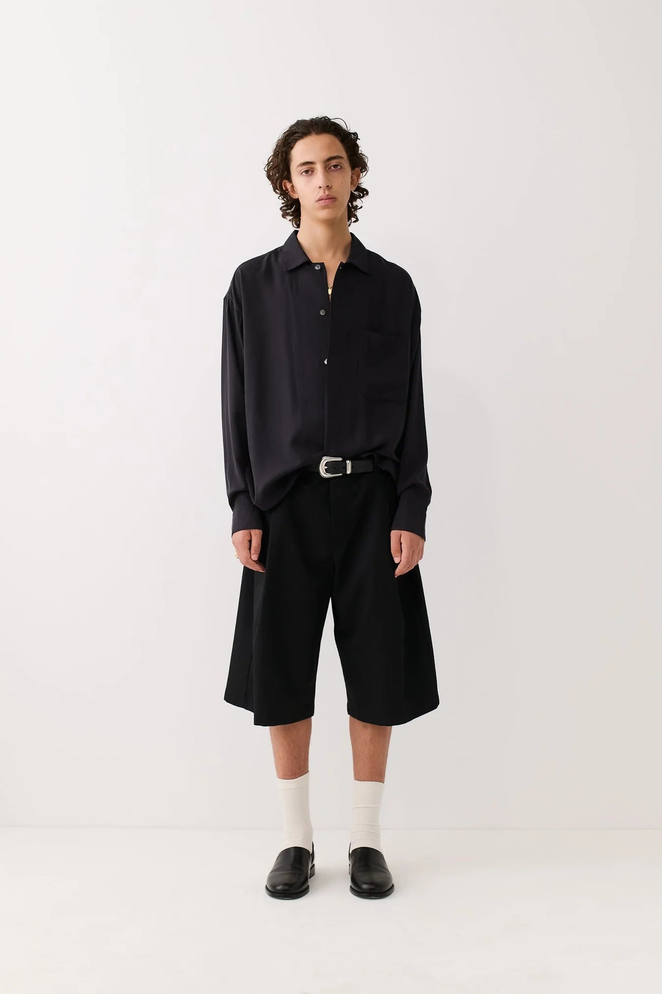 Rumba Shirt Washed Graphite_7