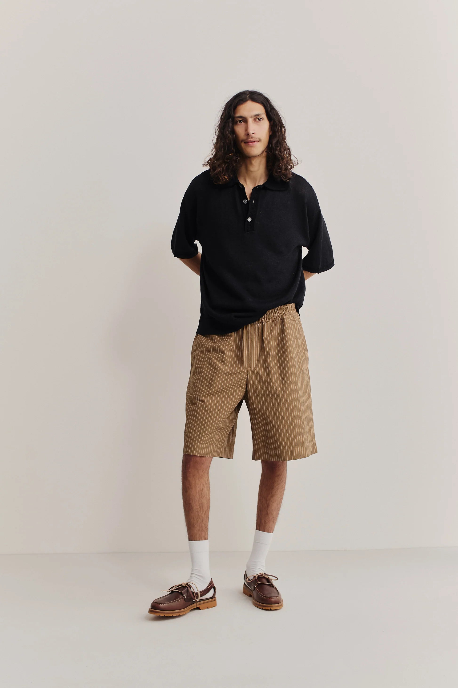 Saleh Shorts Earth Stripe