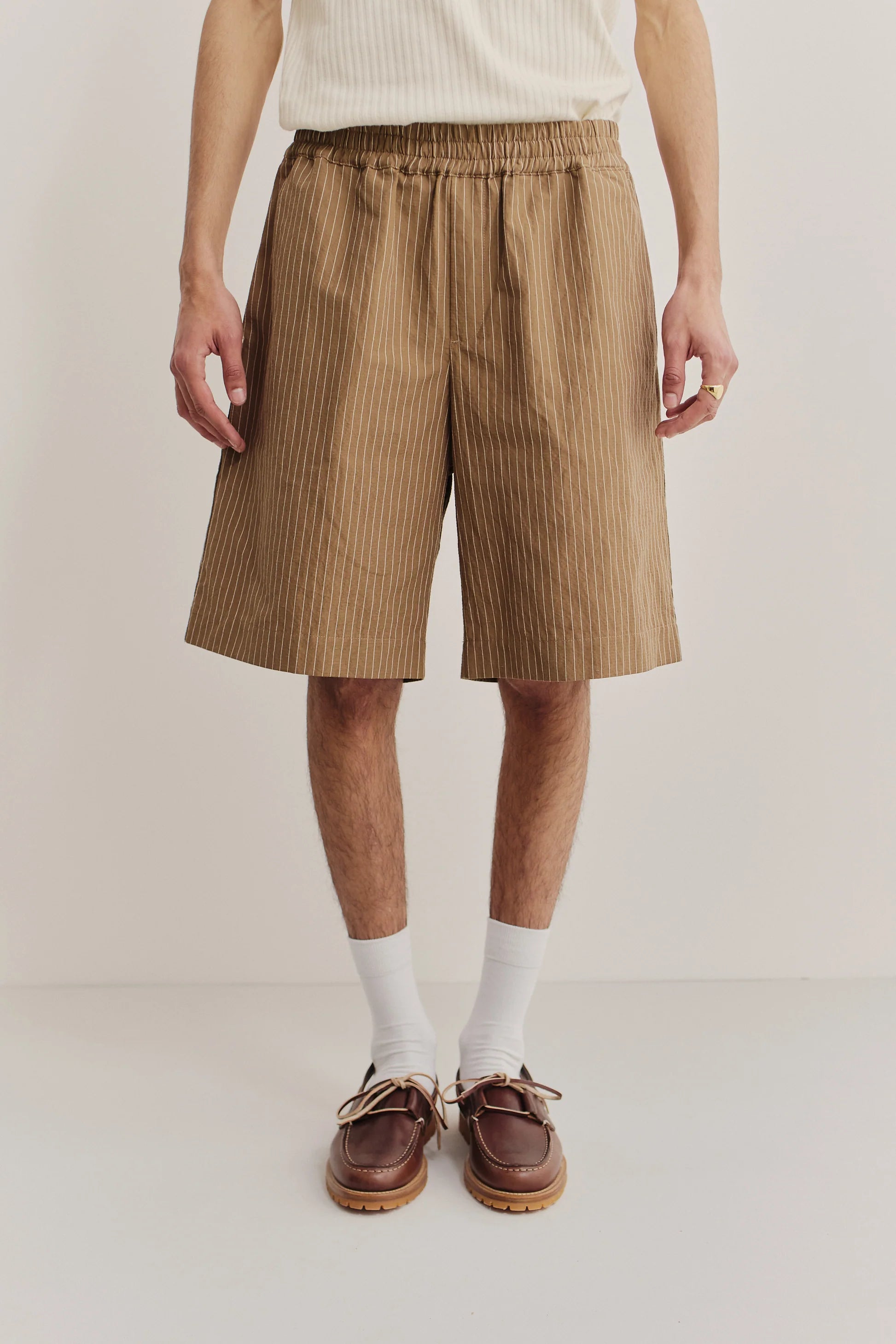 Saleh Shorts Earth Stripe_2
